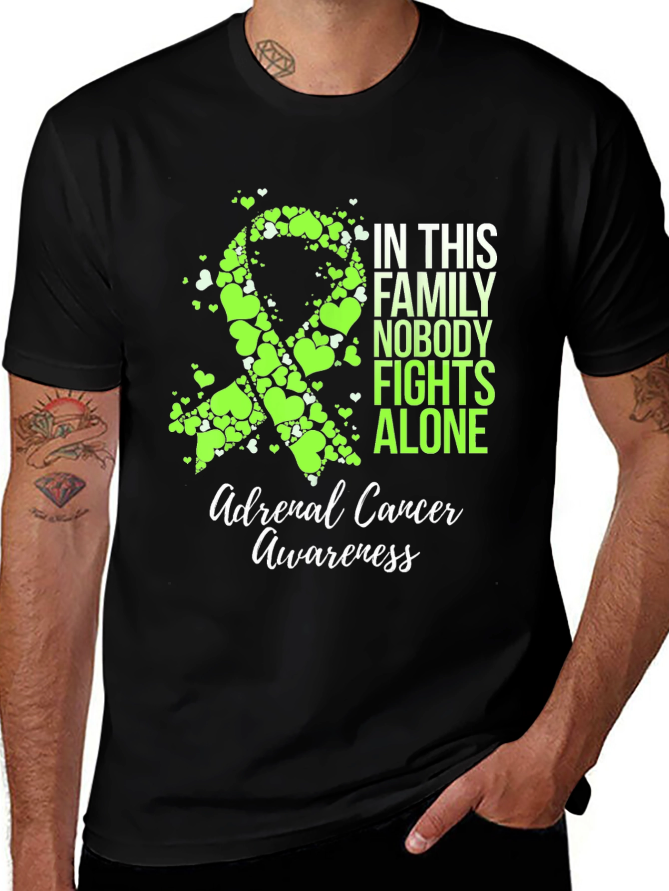 Adrenal Cancer Awareness T-Shirt 