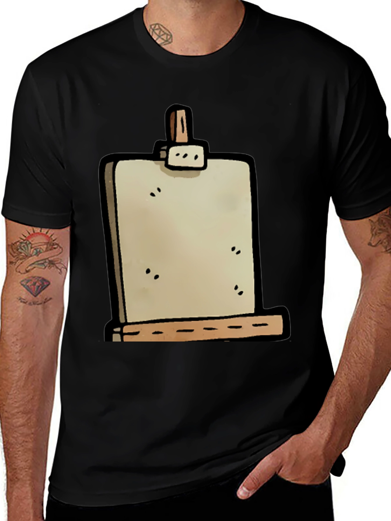 Variant 3 of Cartoon Clipboard Graphic Tee