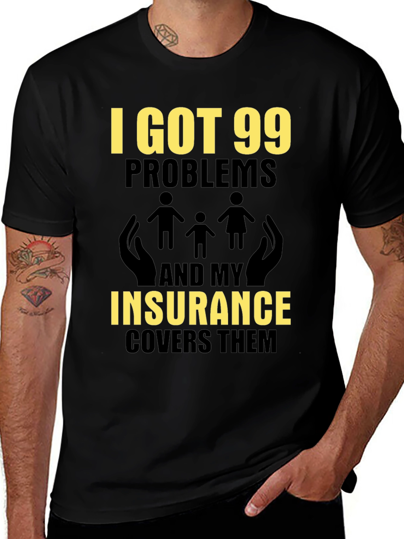 Variant 4 of 99 Problems Insurance Funny T-Shirt