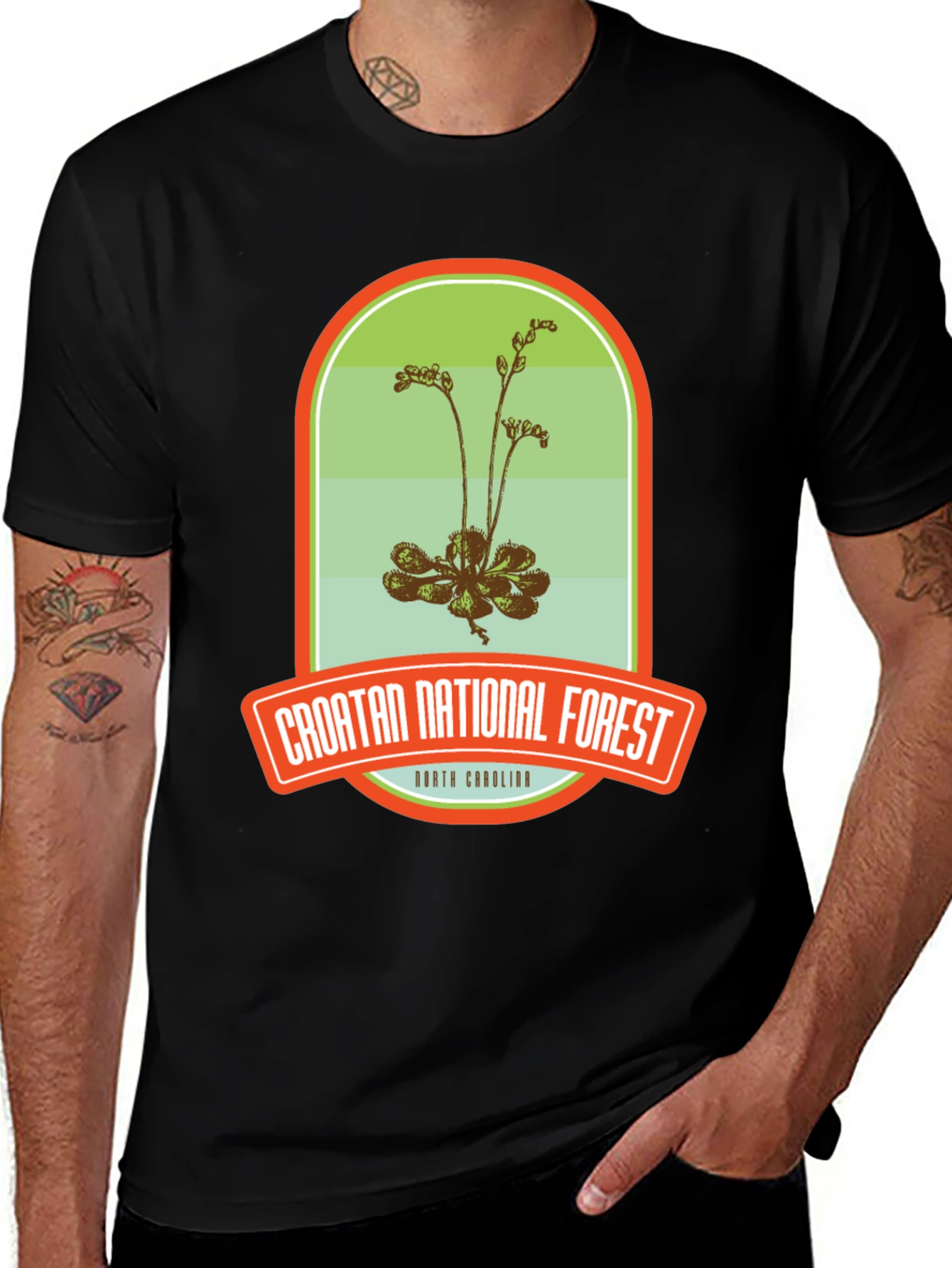 Variant 4 of Croatan National Forest Graphic T-Shirt