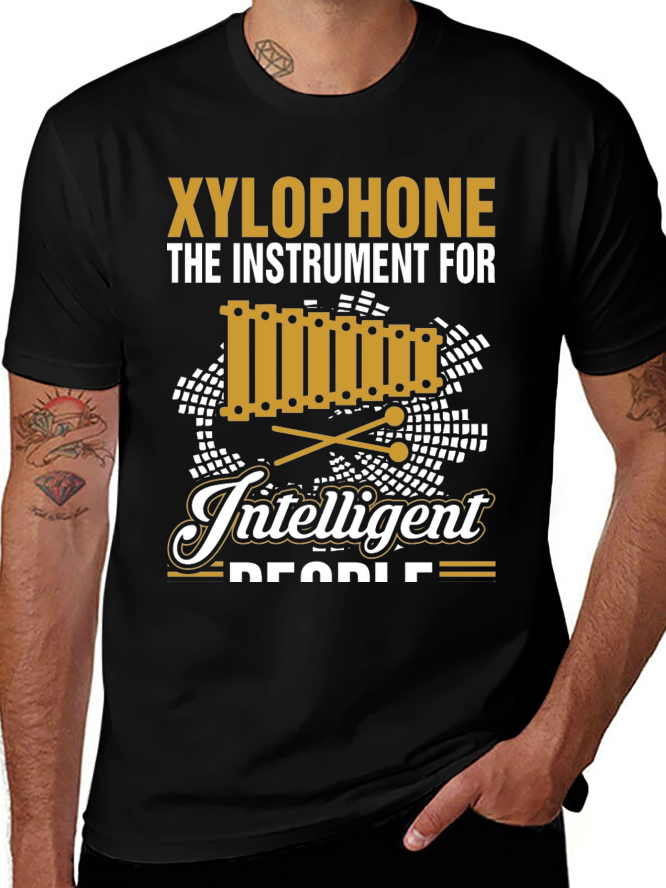 Variant 10 of Xylophone Intelligent People Graphic T-Shirt