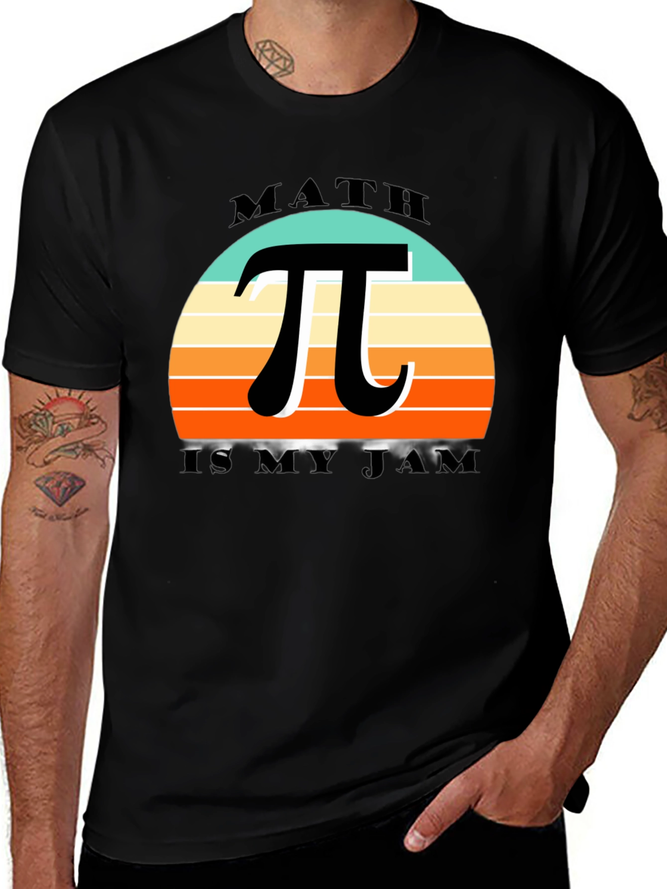 Math is My Jam Pi Symbol T-Shirt