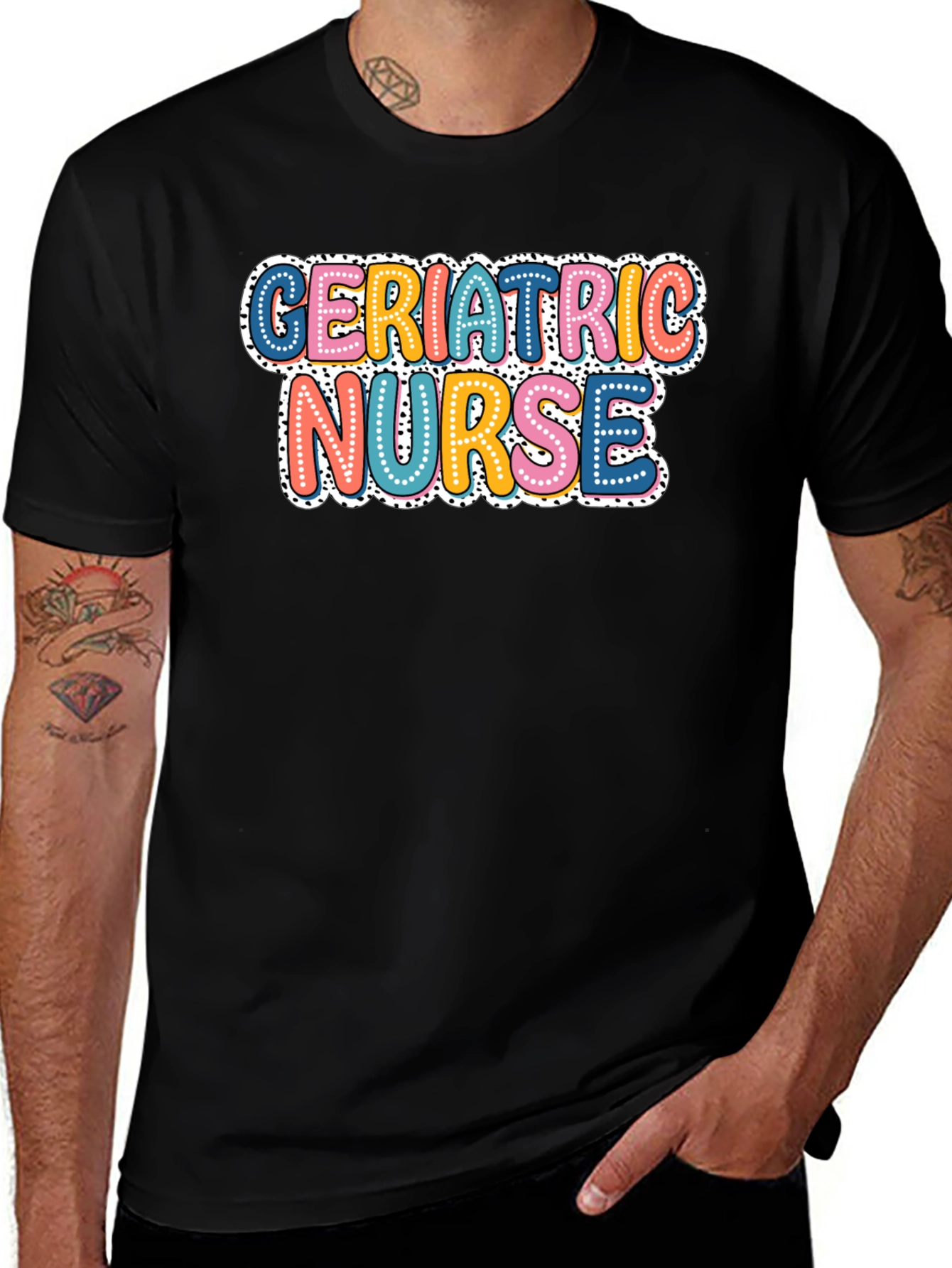 Variant 12 of Geriatric Nurse T-Shirt - Funny Nurse Tee