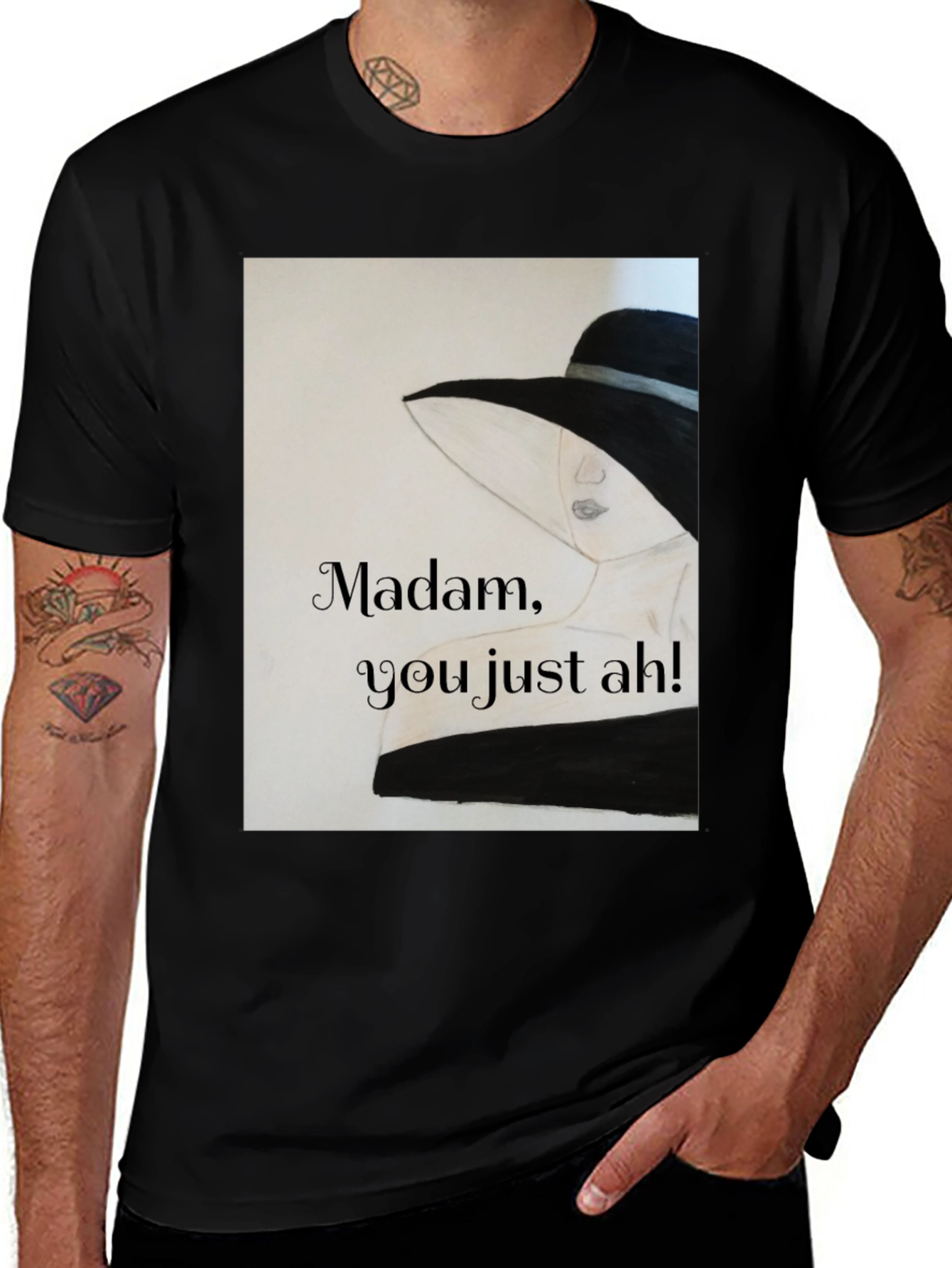 Variant 12 of Madam Just Ah! Graphic T-Shirt