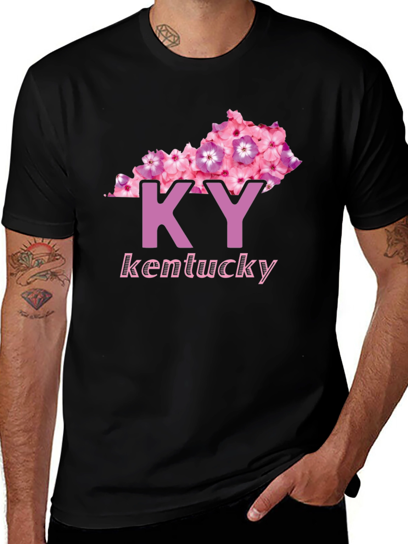 Kentucky Floral State T-Shirt KY
