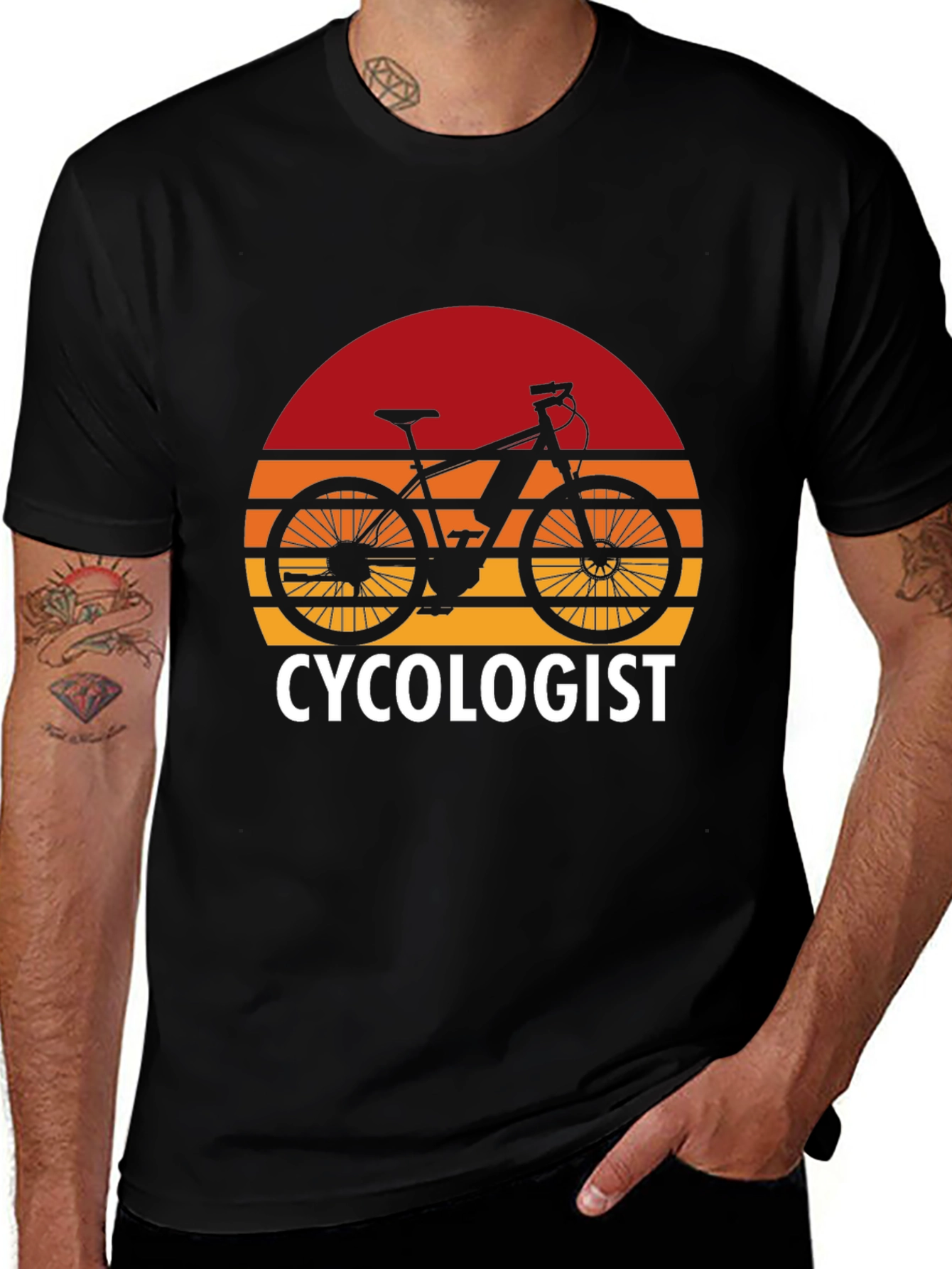 Cycologist E-Bike T-Shirt - Cycling Enthusiast Tee