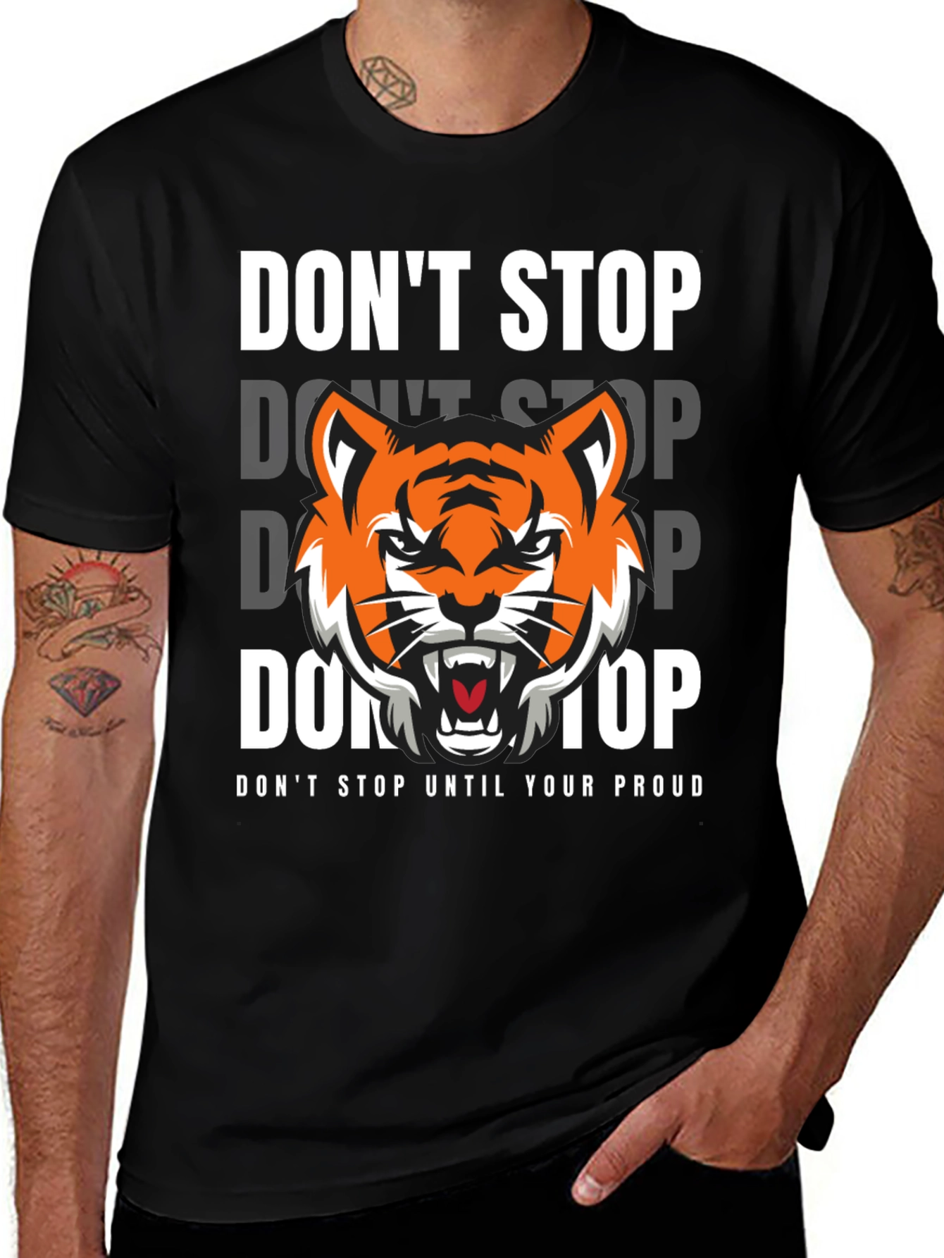Variant 18 of Don't Stop Graphic Tee
