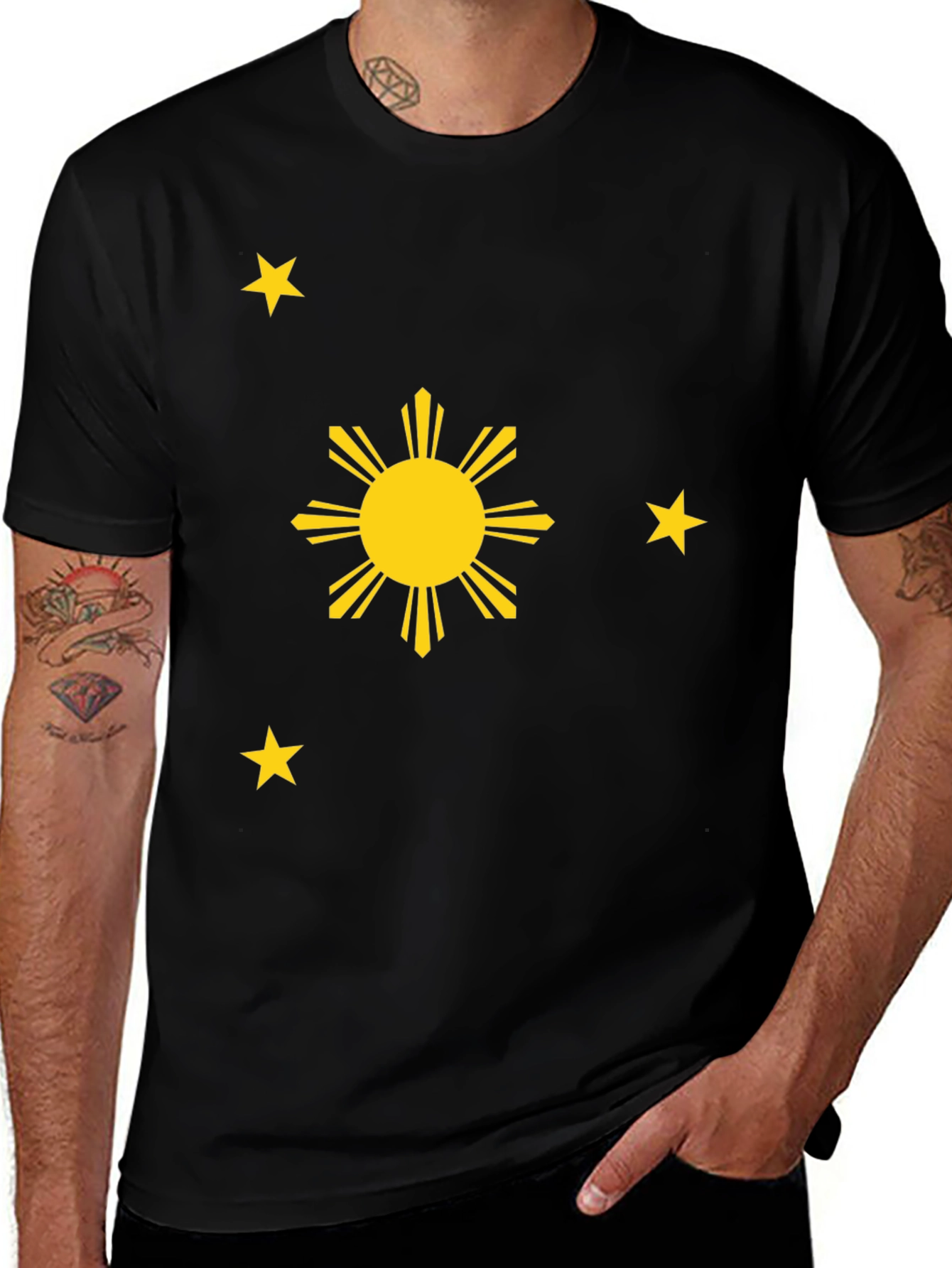 Philippines Flag Graphic T-Shirt