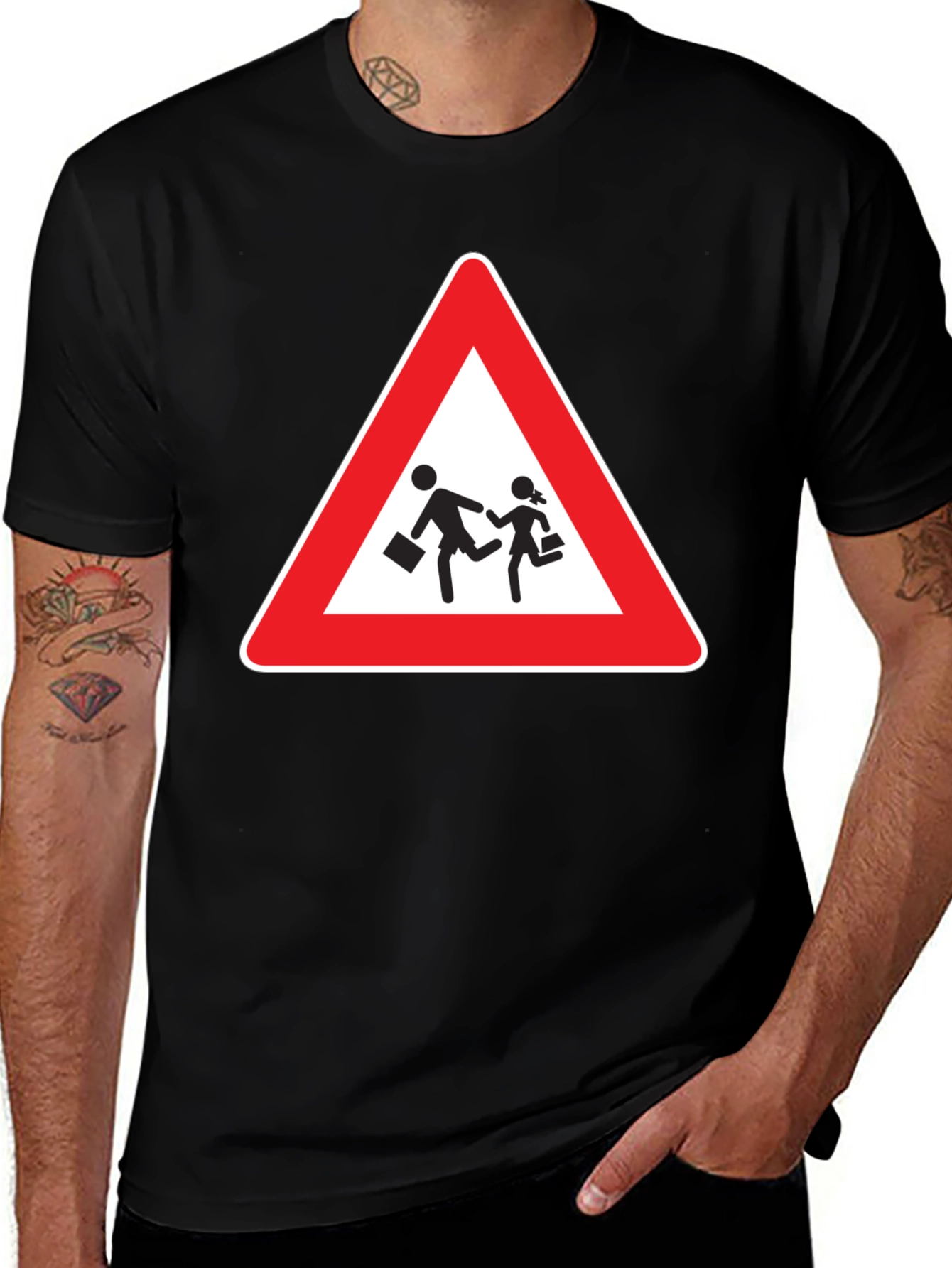 Variant 24 of School Zone T-Shirt - Black Cotton Tee
