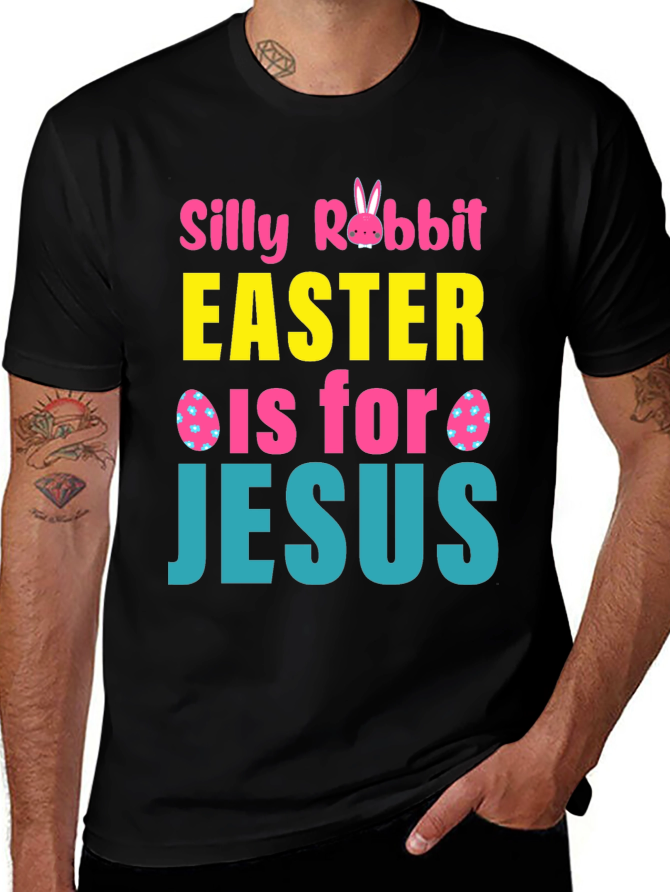 Silly Rabbit Easter Is For Jesus T-Shirt
