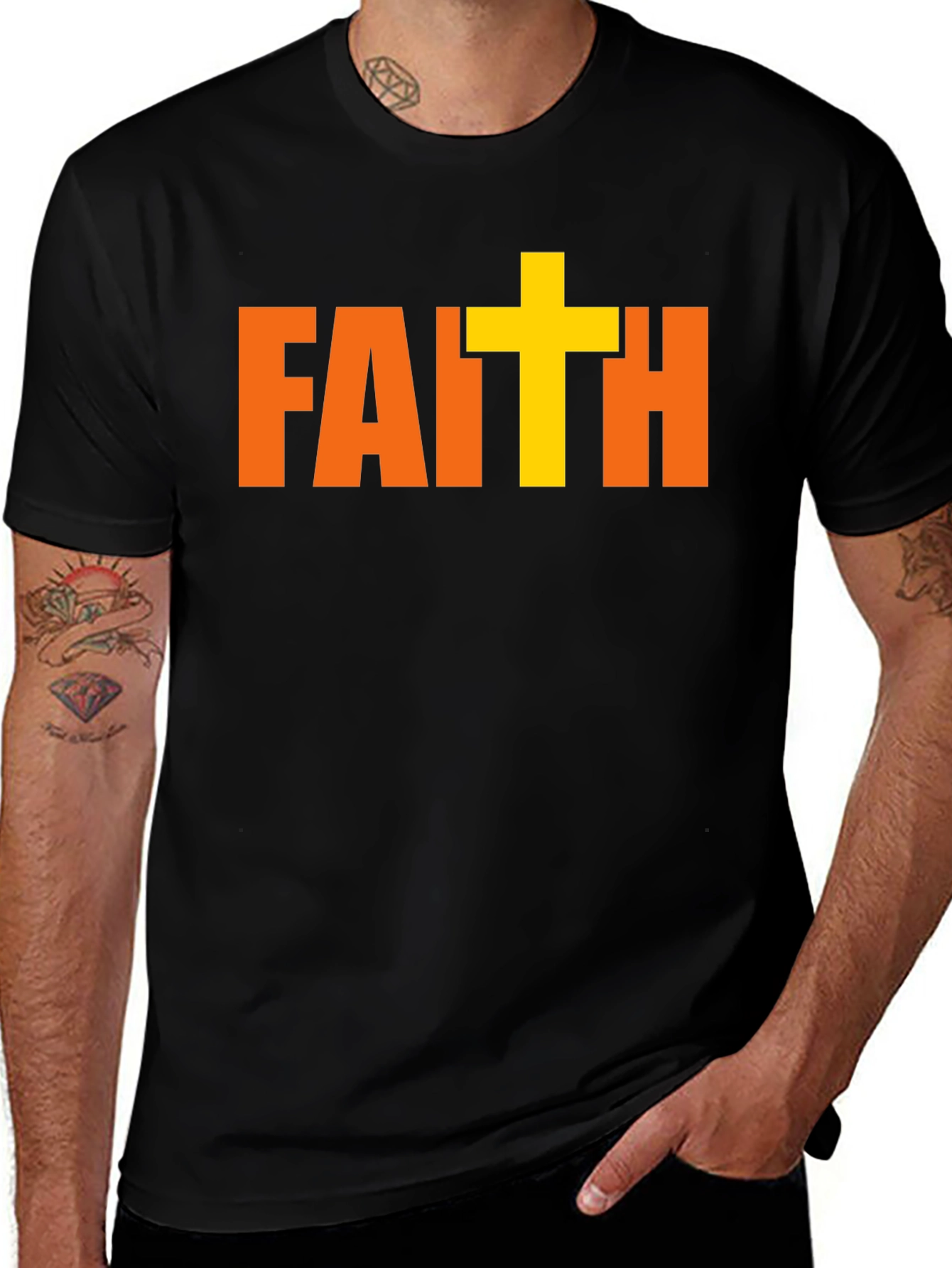 Variant 5 of Faith Graphic T-Shirt Religious Design