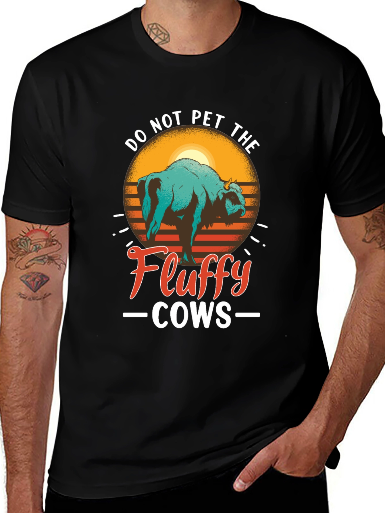 Do Not Pet The Fluffy Cows T-Shirt