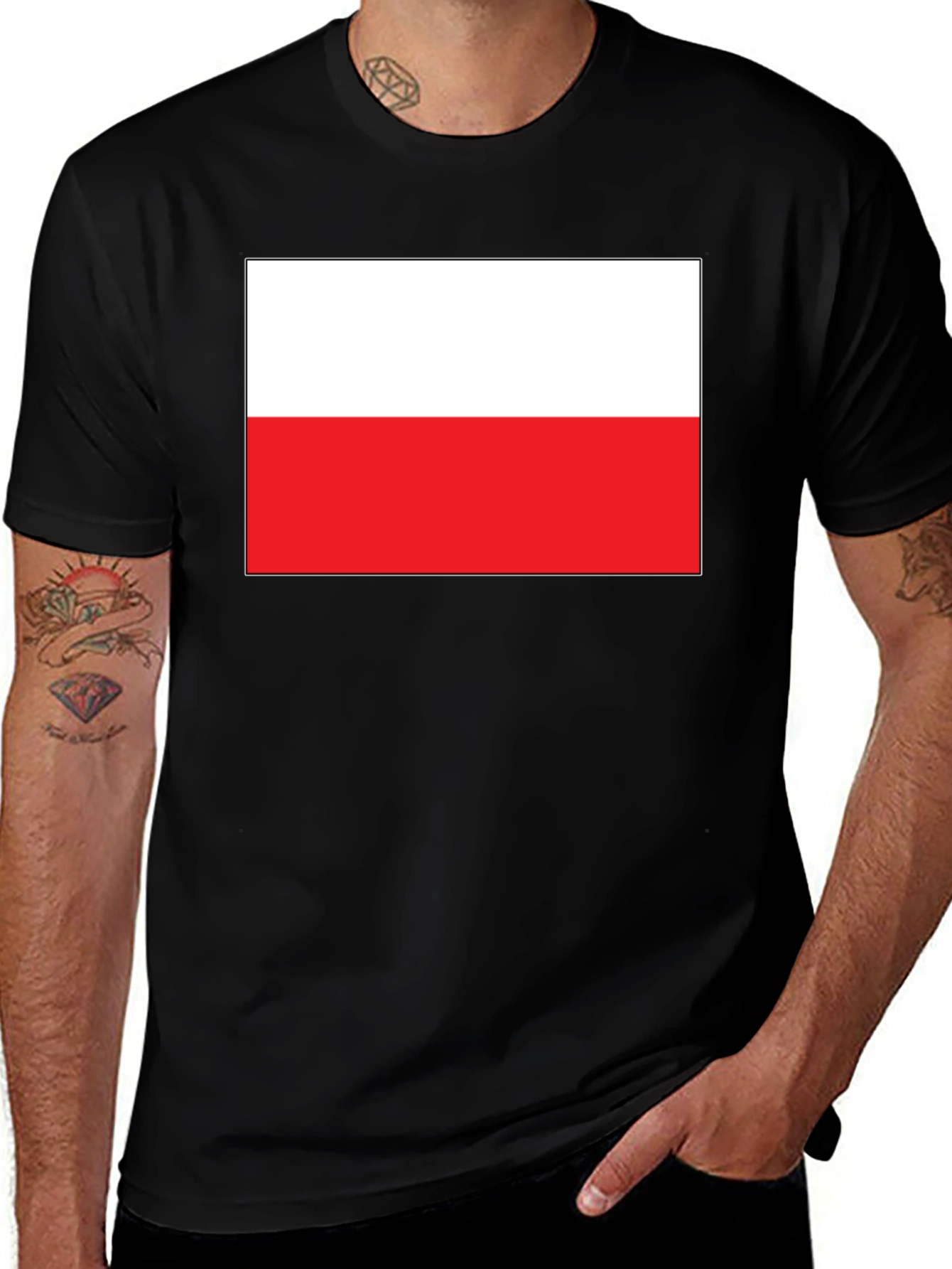 Poland Flag T-Shirt - National Pride Tee