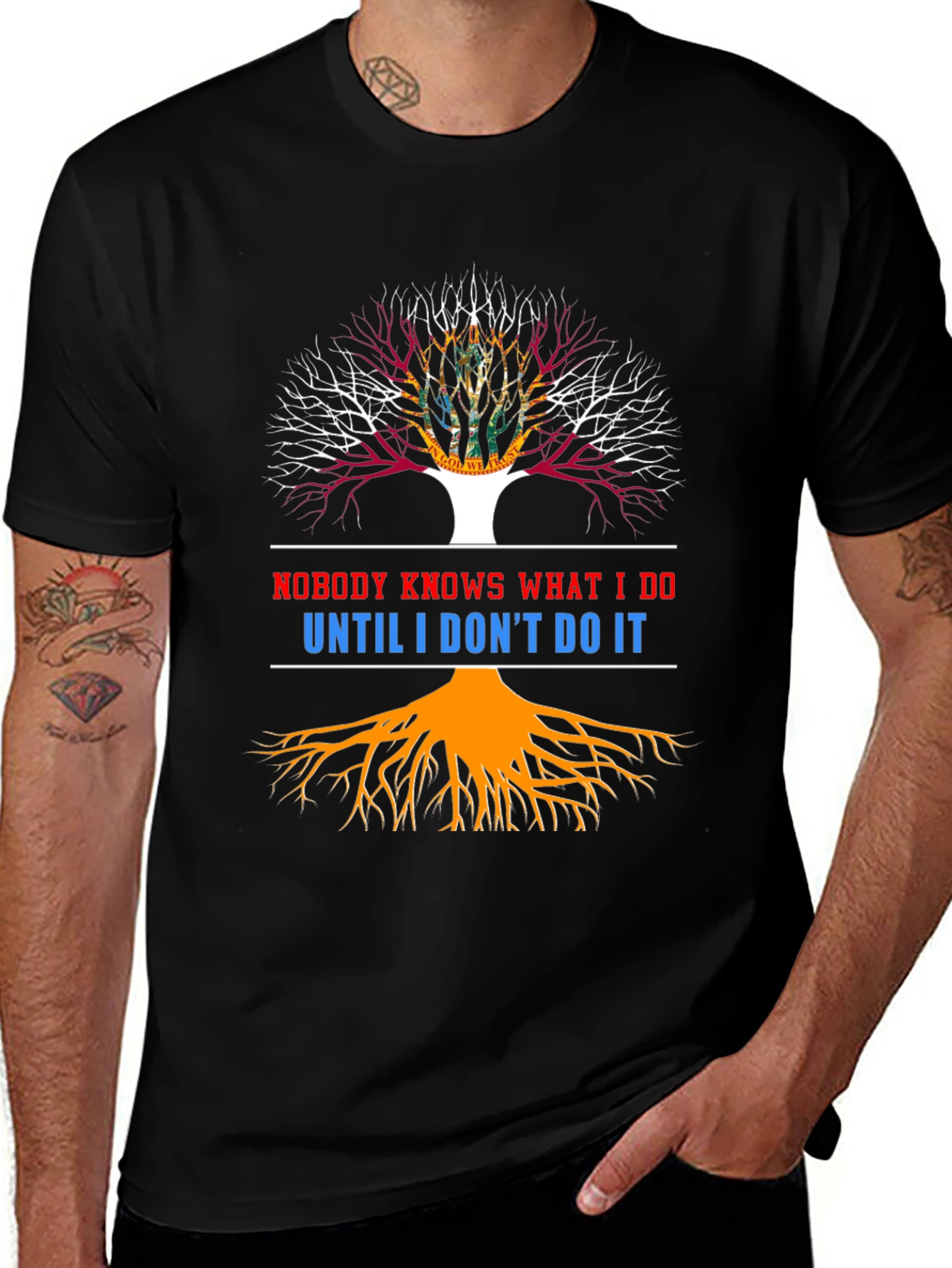 Variant 13 of Nobody Knows Tree T-Shirt