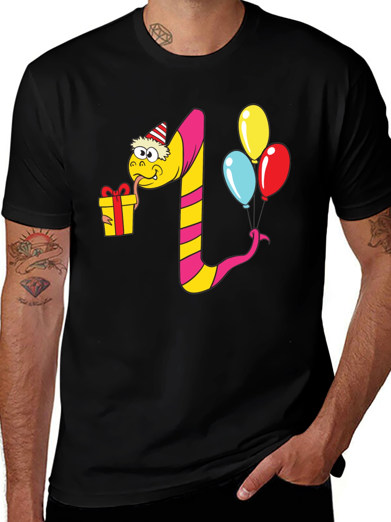 Variant 2 of Birthday Snake T-Shirt