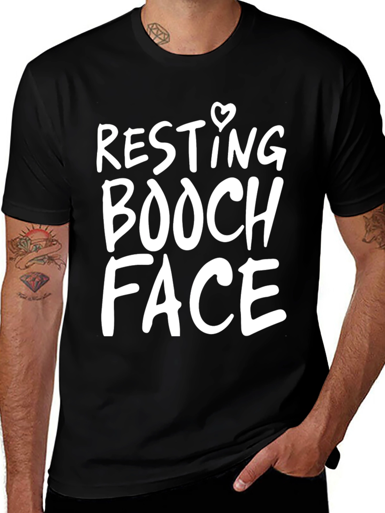 Variant 22 of Resting Booch Face T-Shirt - Funny Graphic Tee