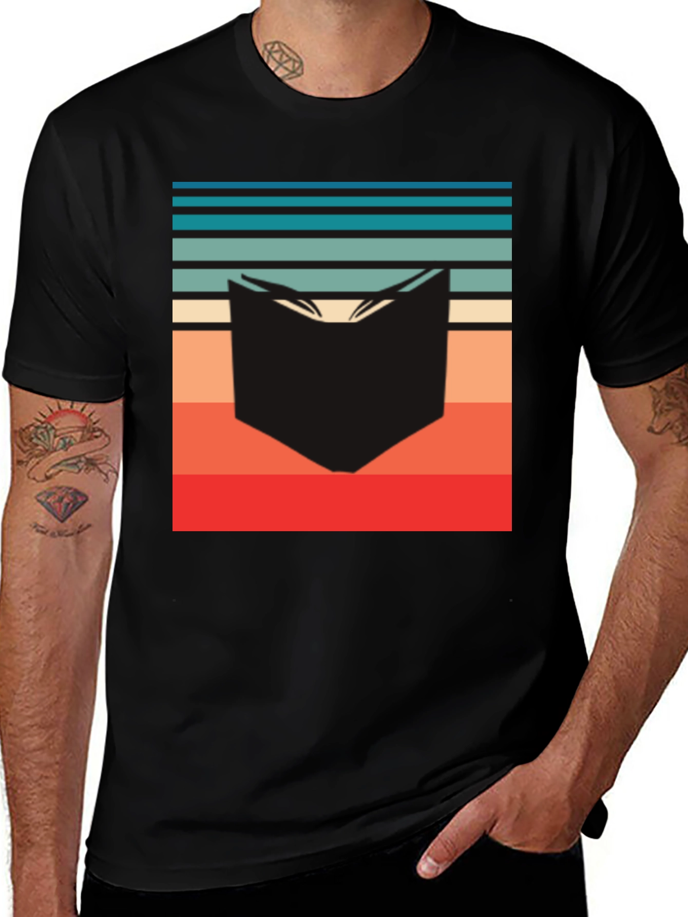 Variant 7 of Retro Book Lover T-Shirt