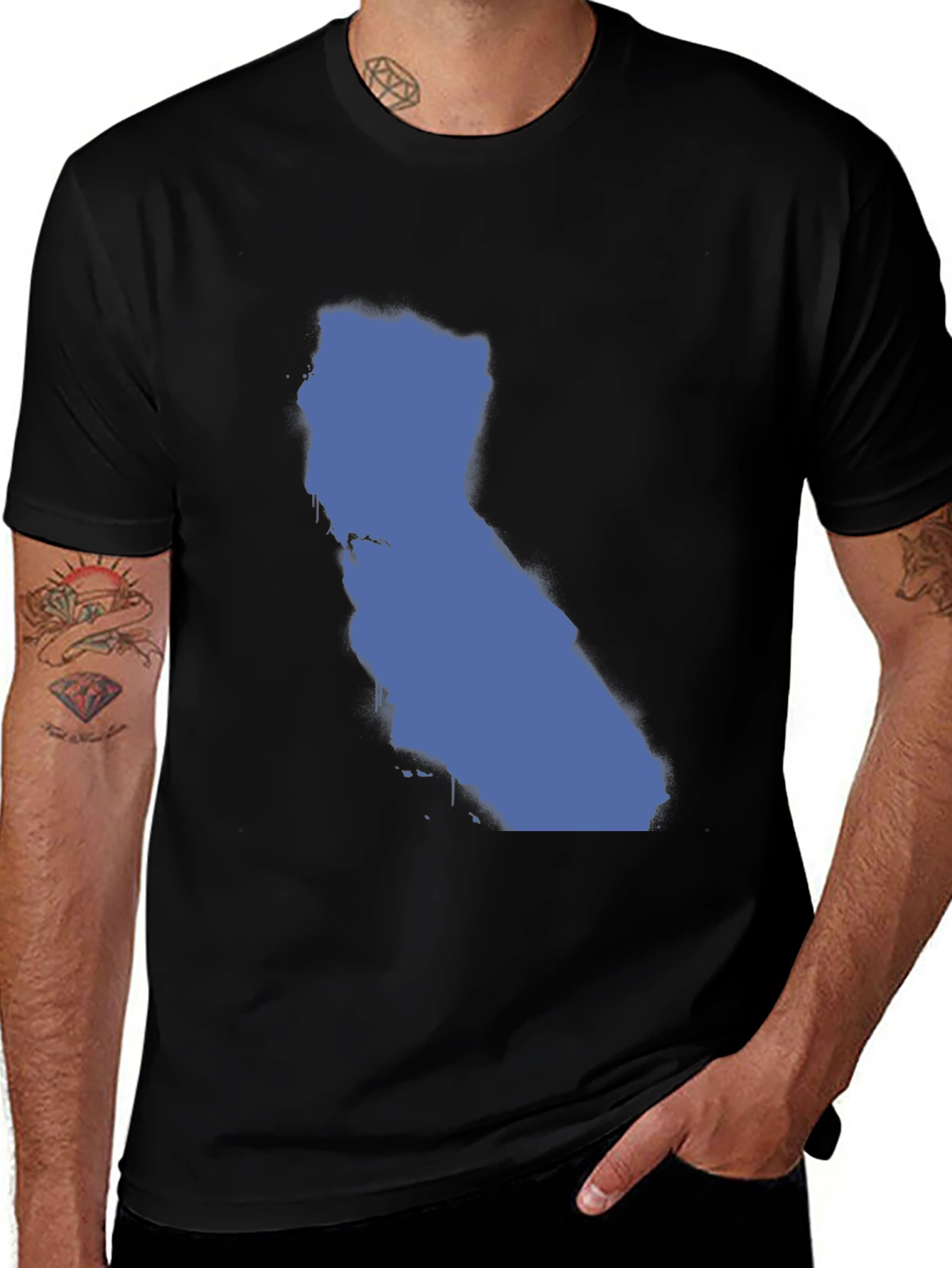 California State Outline Graphic T-Shirt