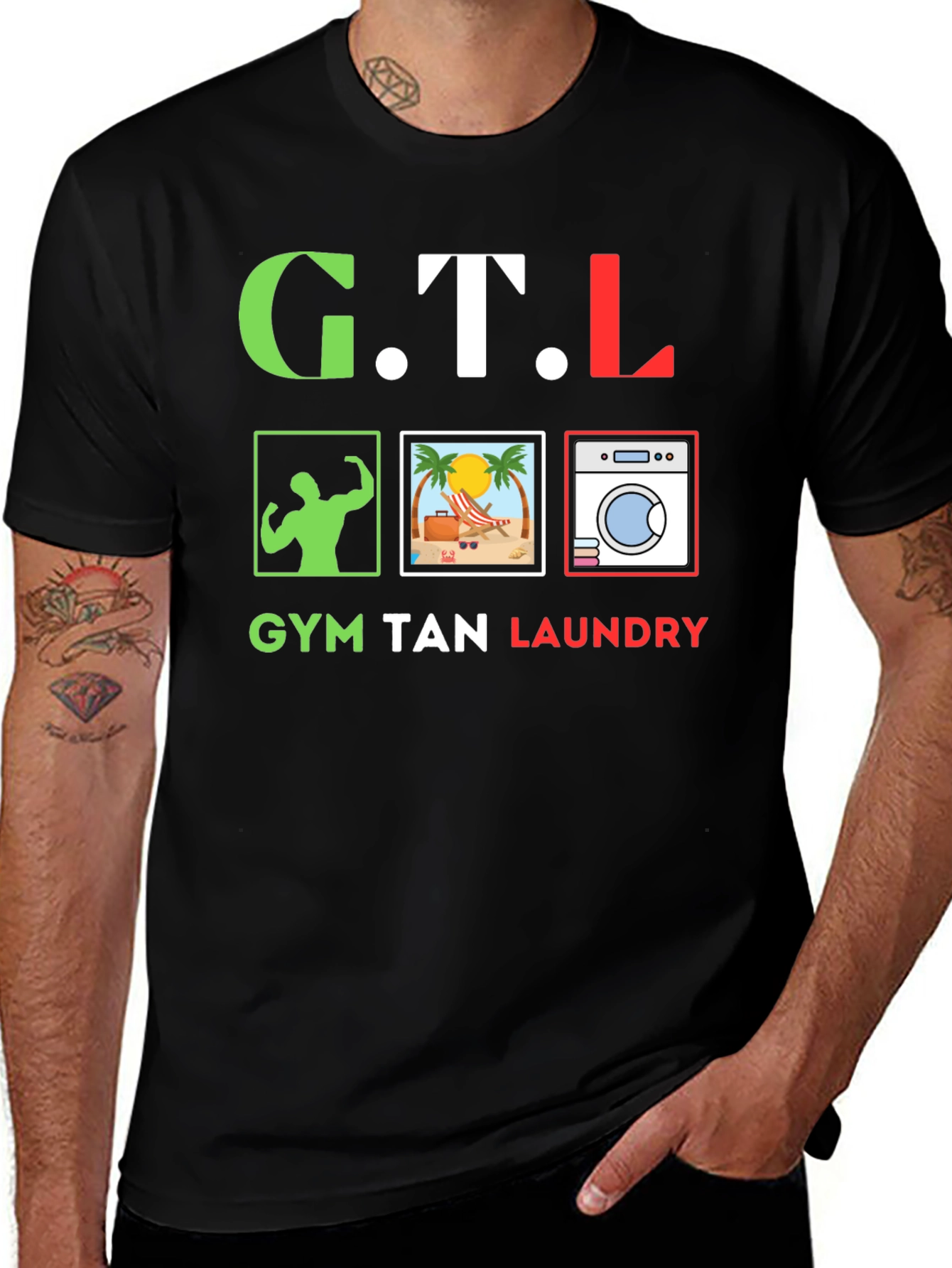 GTL Gym Tan Laundry Graphic Tee