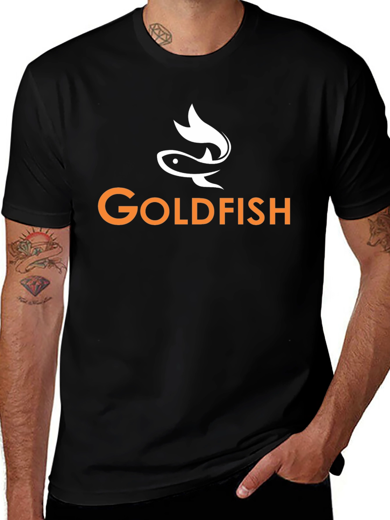 Variant 12 of Goldfish Graphic Tee - Stylish Comfort