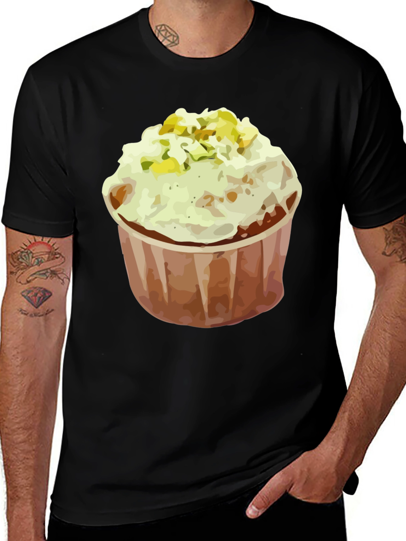 Variant 19 of Cupcake Graphic T-Shirt - Sweet Treat Style