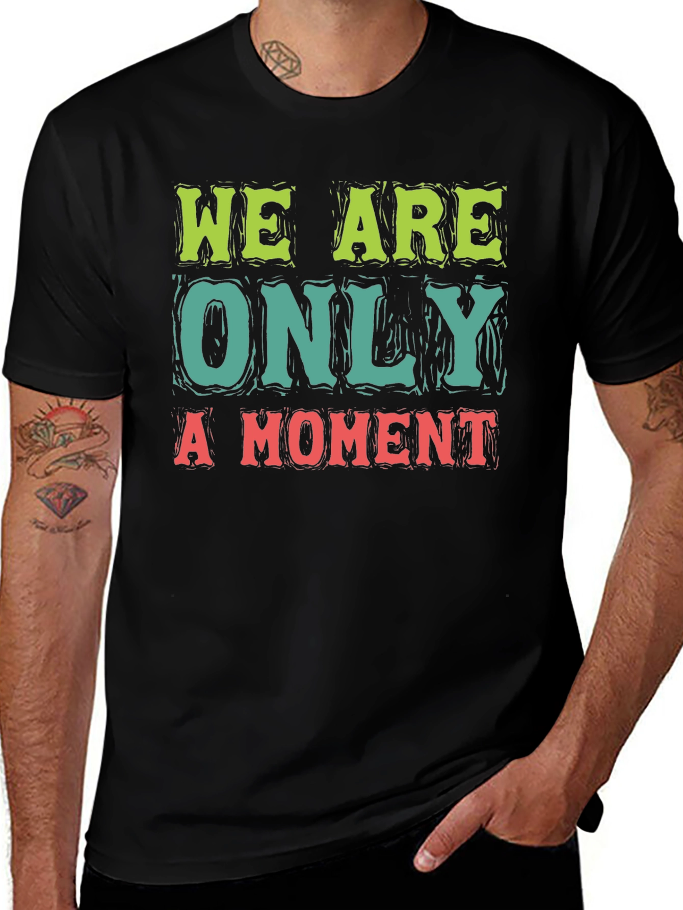 Variant 6 of We Are Only A Moment Graphic Tee