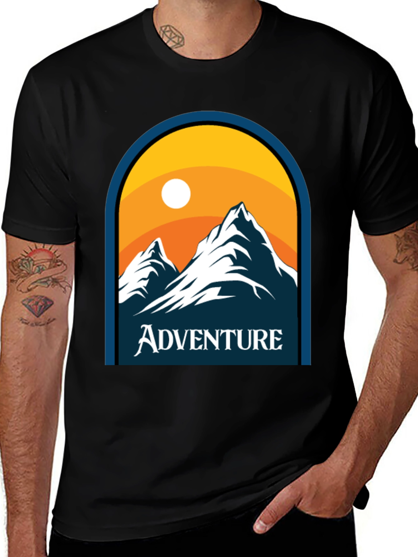 Variant 13 of Adventure Mountain Graphic Tee