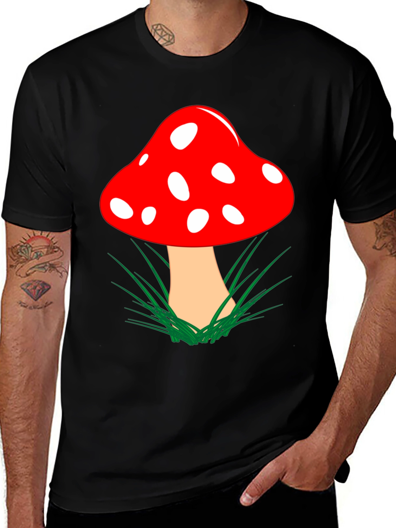 Variant 18 of Mushroom Graphic Tee - Funky & Fun