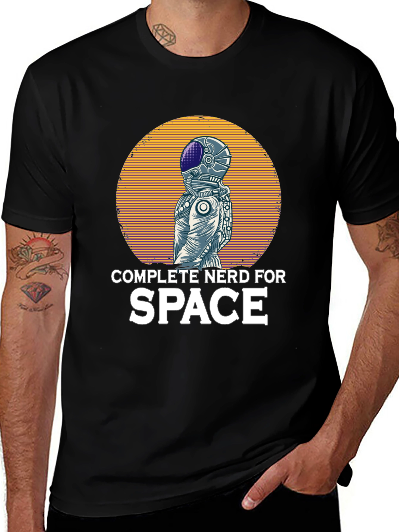 Variant 10 of Complete Nerd For Space Graphic T-Shirt