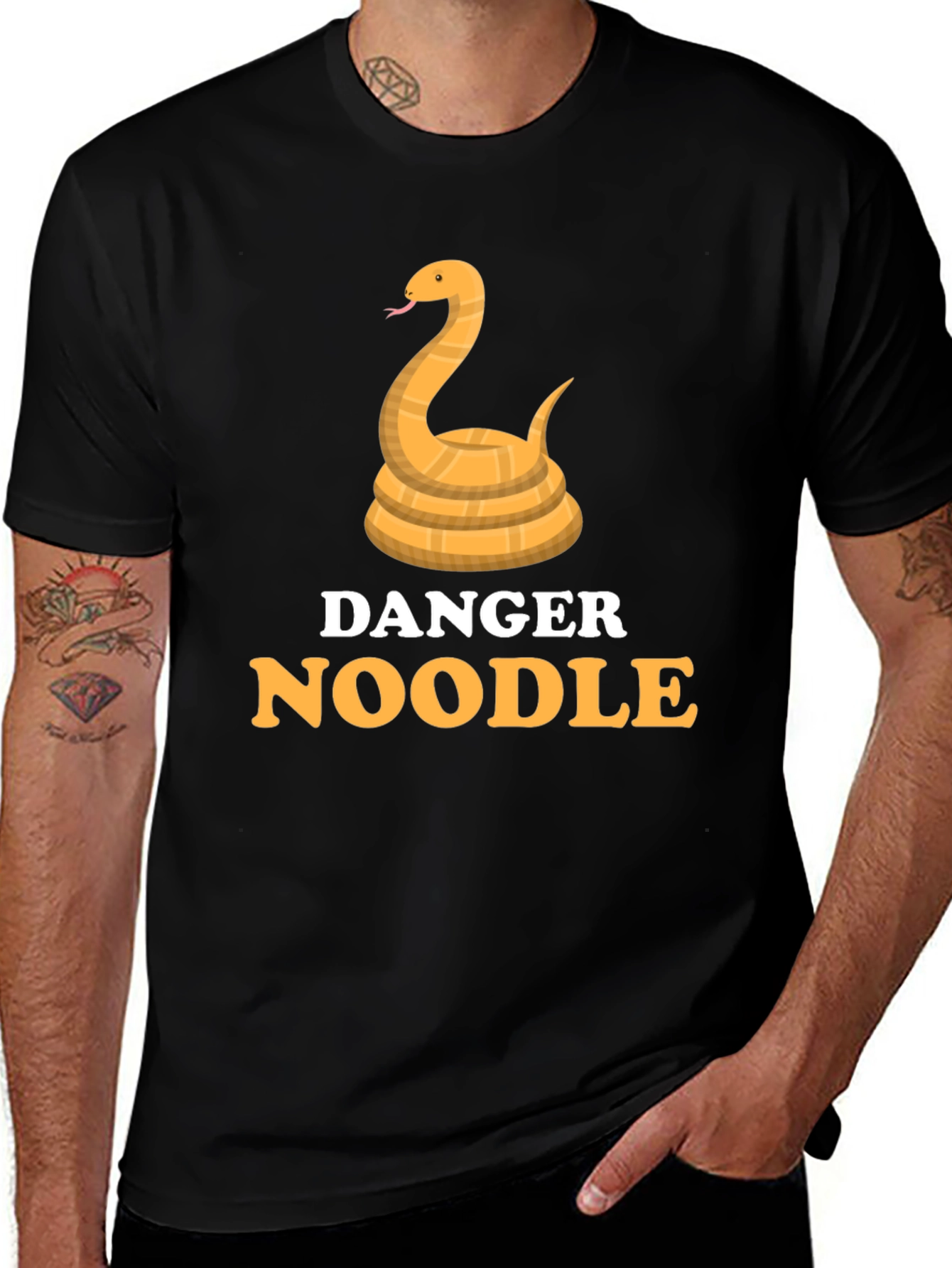 Variant 24 of Danger Noodle Snake Graphic T-Shirt