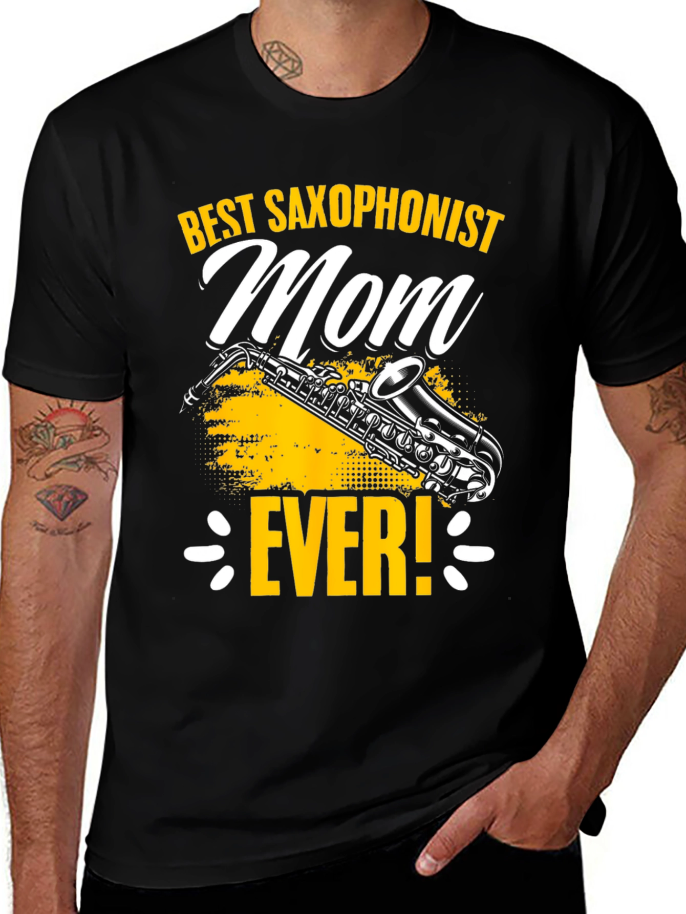 Variant 23 of Best Saxophonist Mom Ever T-Shirt
