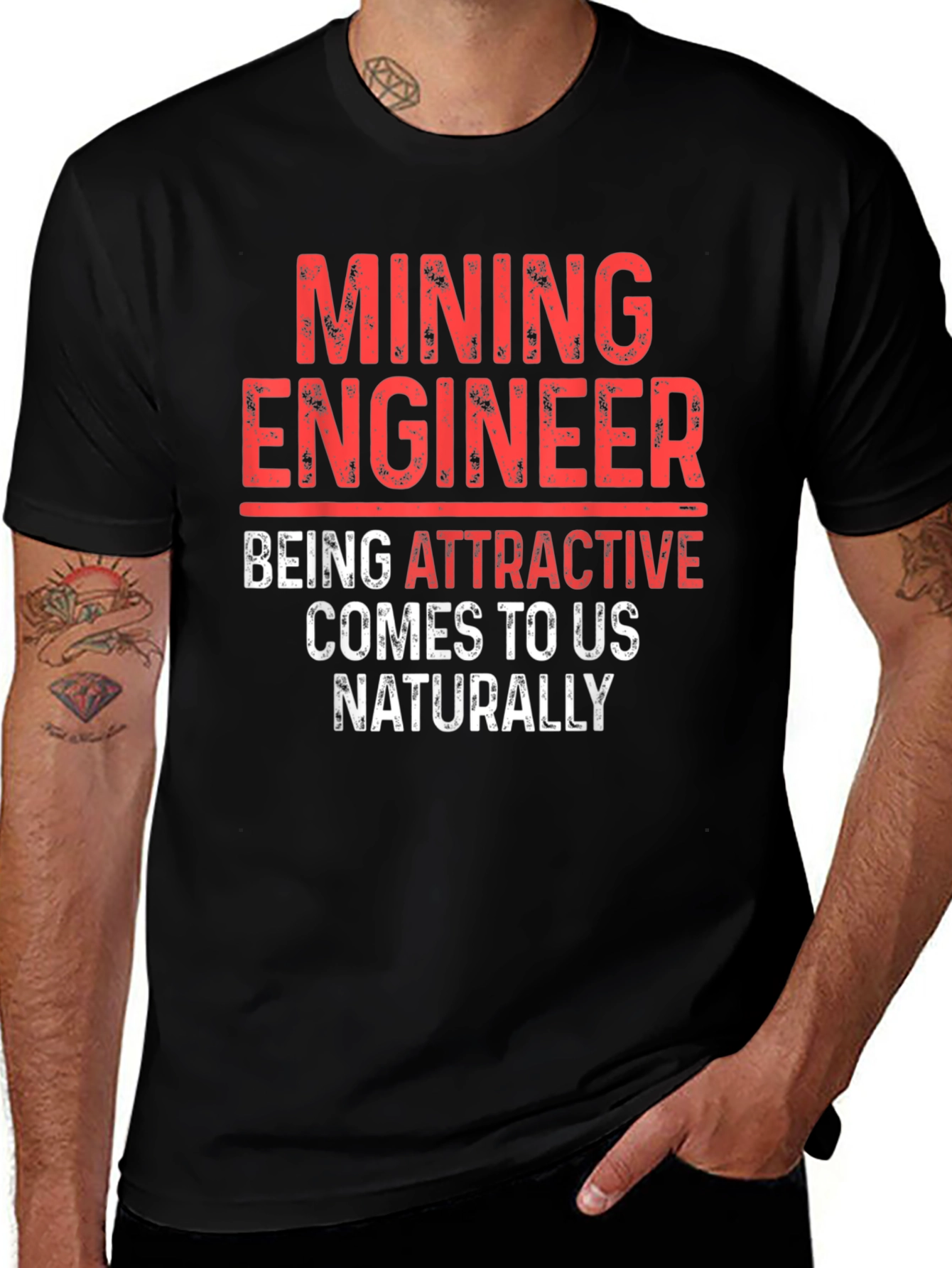 Mining Engineer Attractive T-Shirt