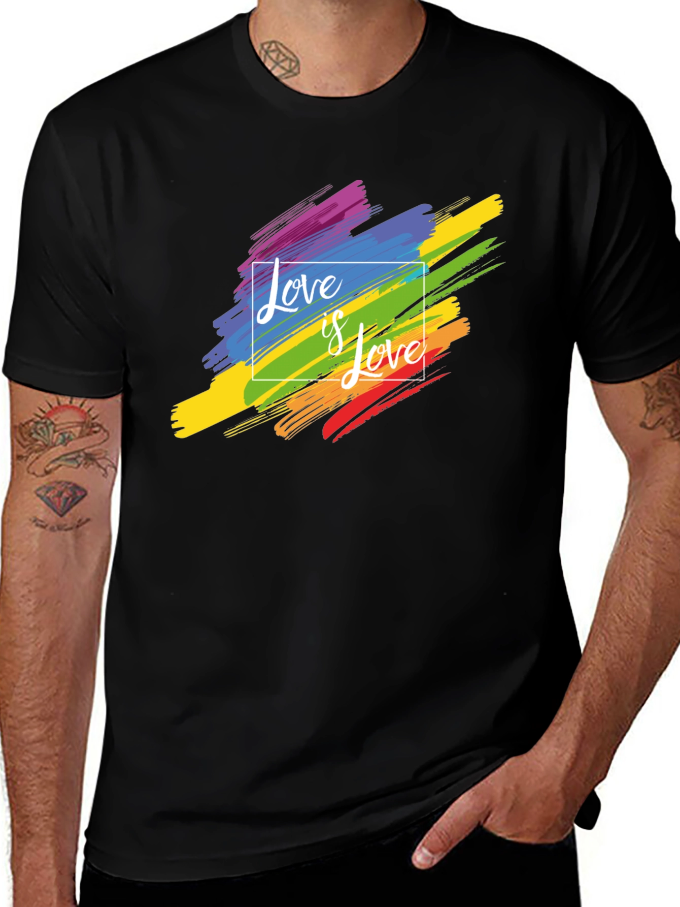 Variant 8 of Love is Love Rainbow T-Shirt