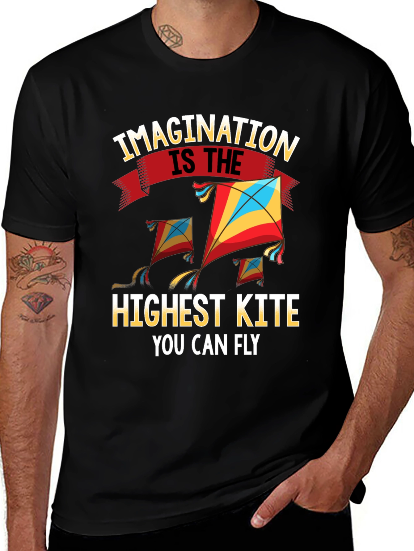 Variant 7 of Imagination Highest Kite T-Shirt