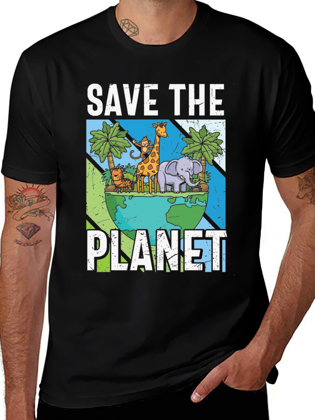Variant 2 of Save The Planet Graphic T-Shirt