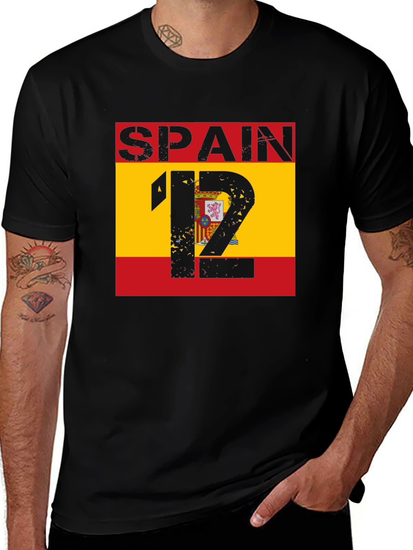 Spain Soccer Fan T-Shirt - La Furia Roja Supporter Tee
