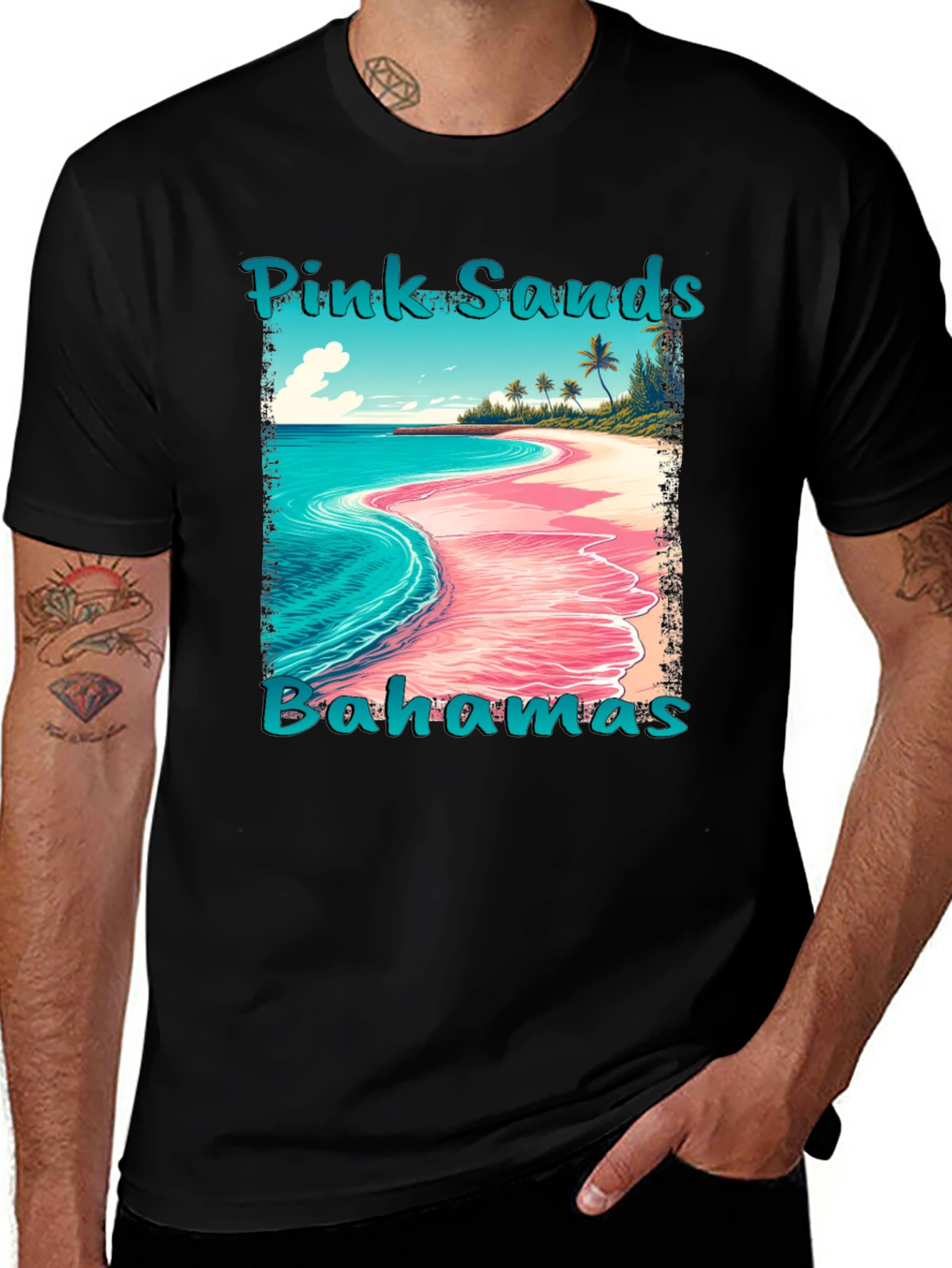 Pink Sands Bahamas Graphic Tee