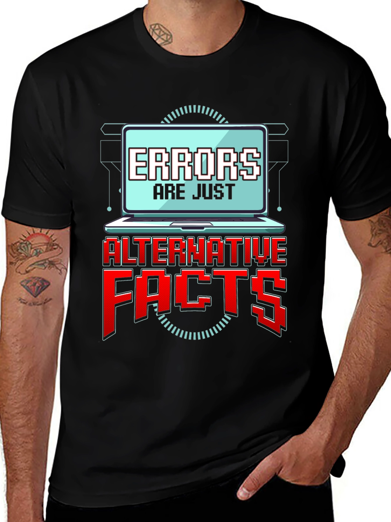Variant 5 of Errors Are Just Alternative Facts T-Shirt