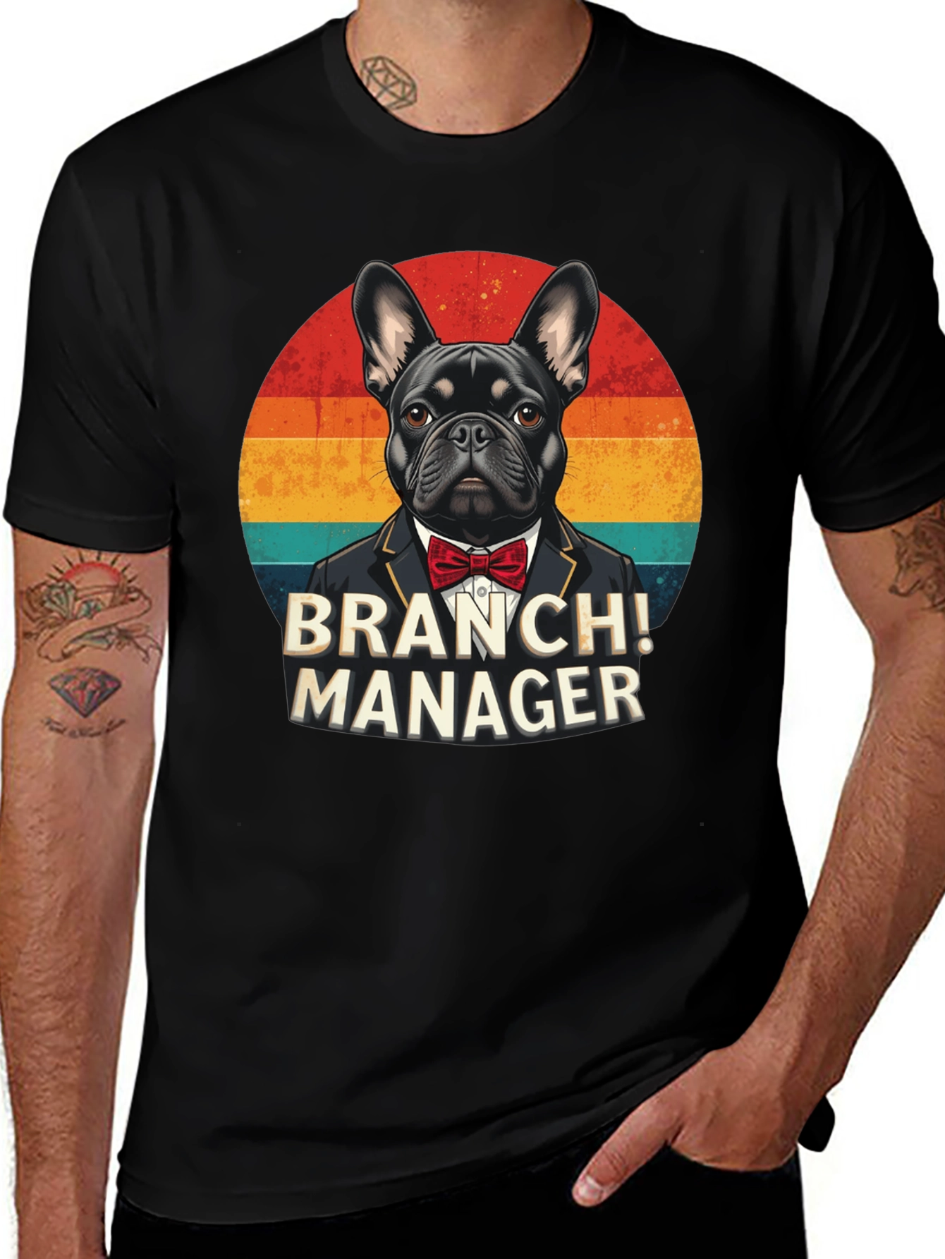 Variant 11 of Branch Manager Dog Graphic T-Shirt