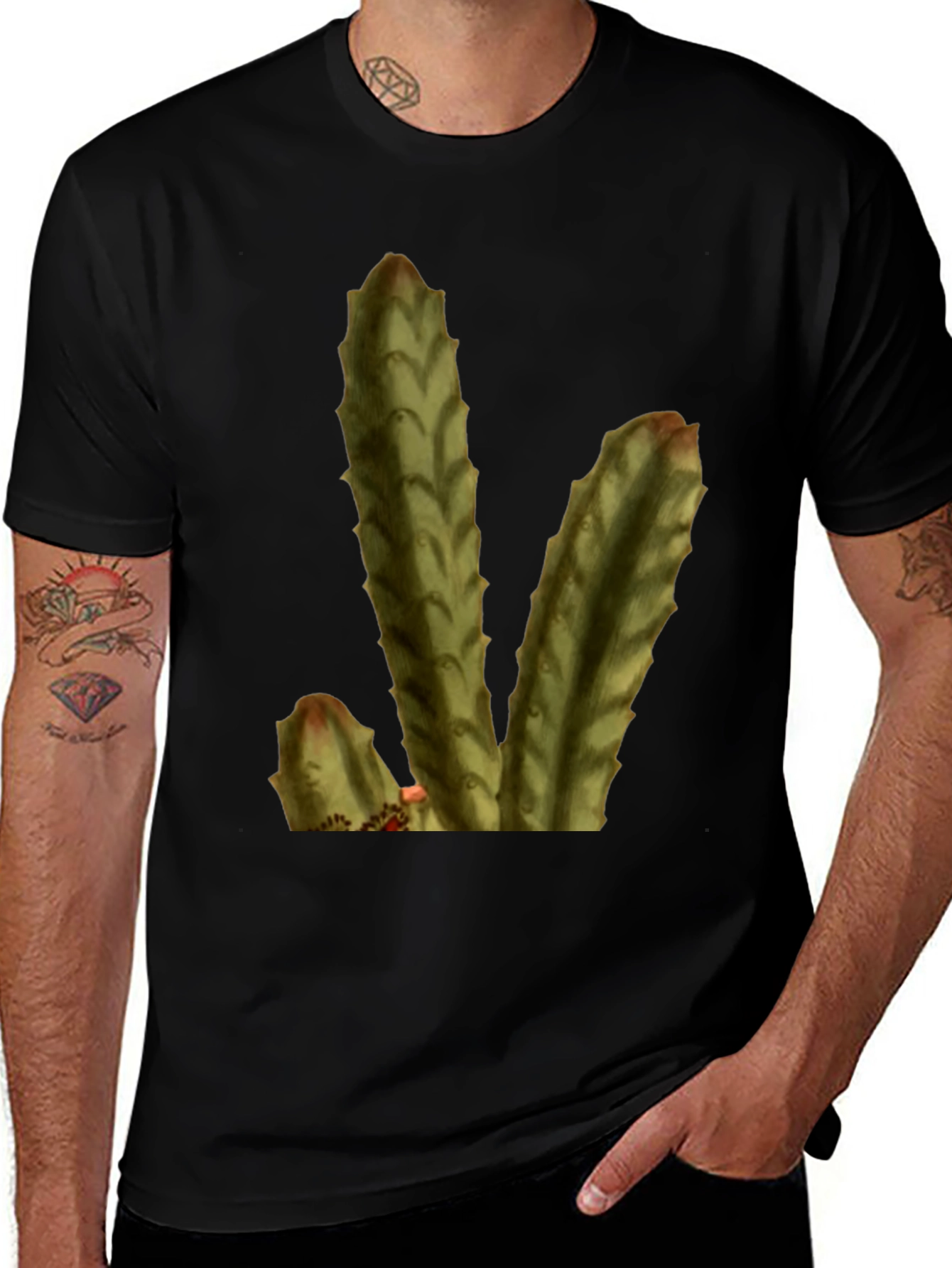 Variant 29 of Cactus Graphic Tee - Desert Style
