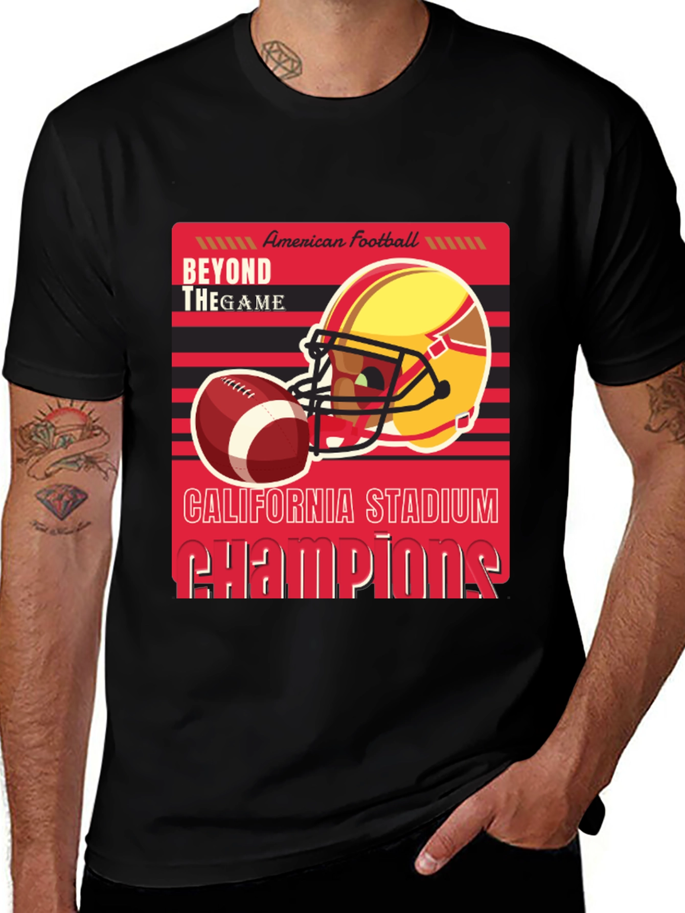 American Football Champions Graphic Tee