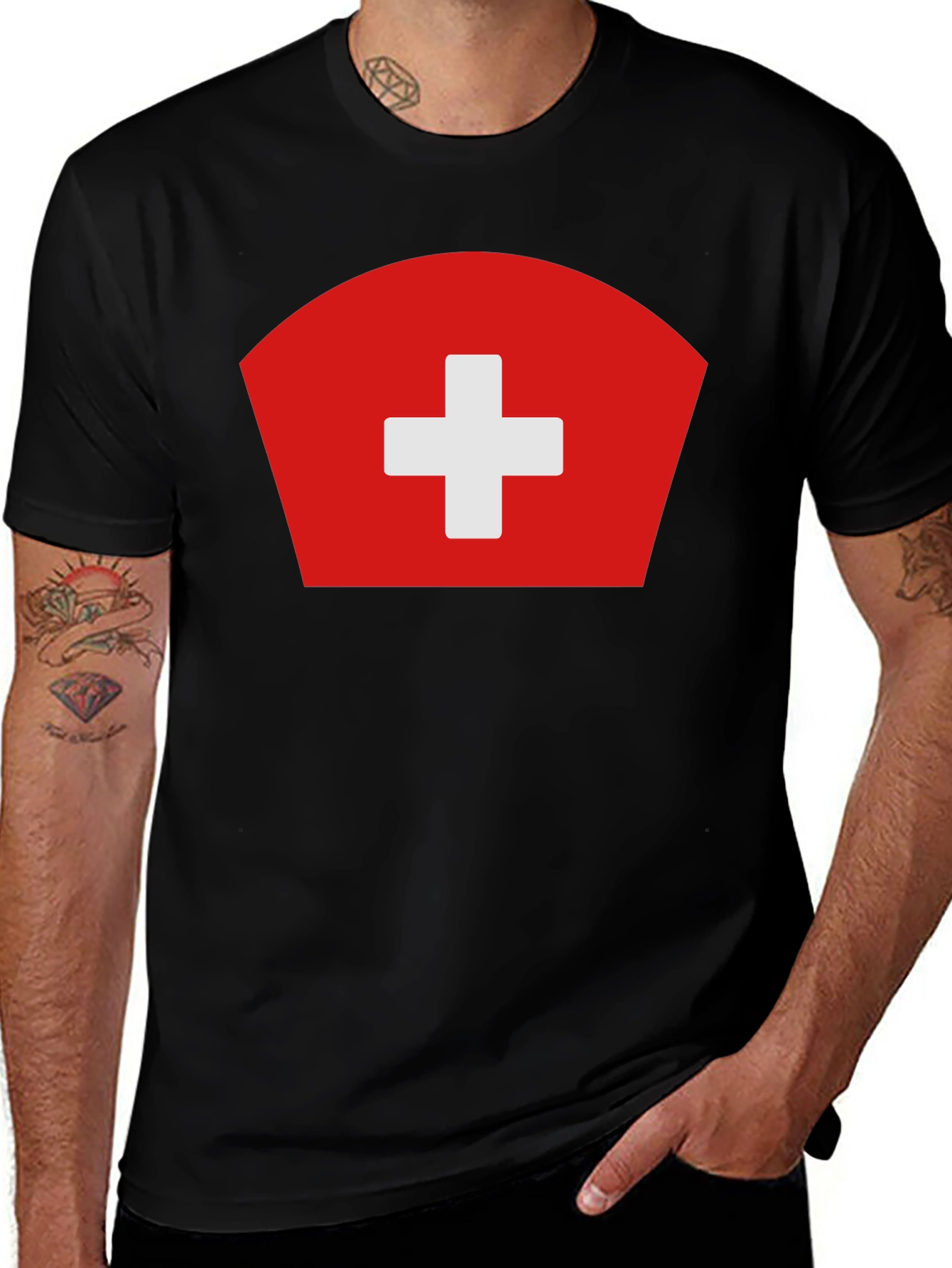 Variant 16 of Nurse Hat T-Shirt - Medical Professional Apparel
