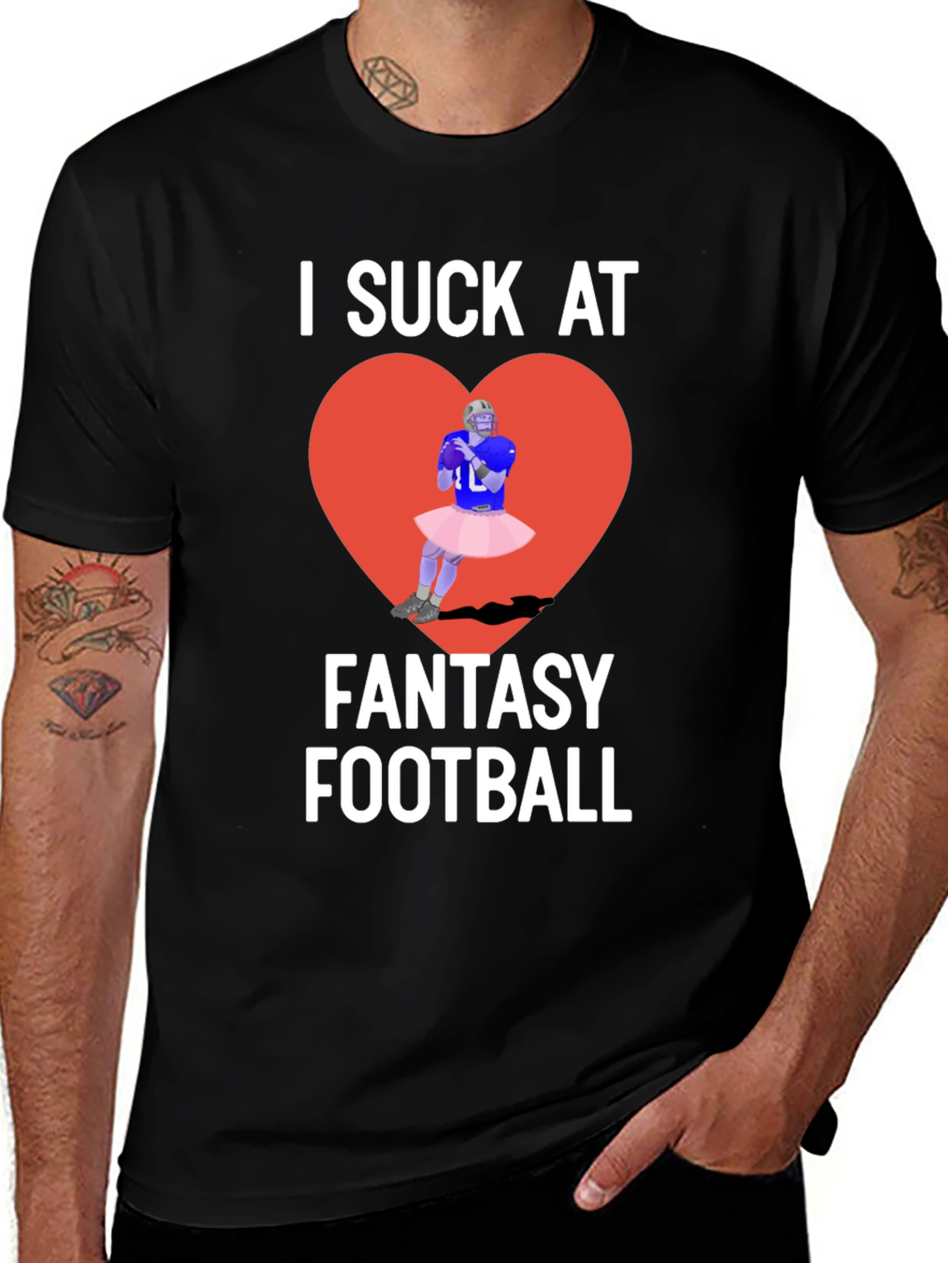 Variant 2 of Fantasy Football T-Shirt - "I Suck At" Tee