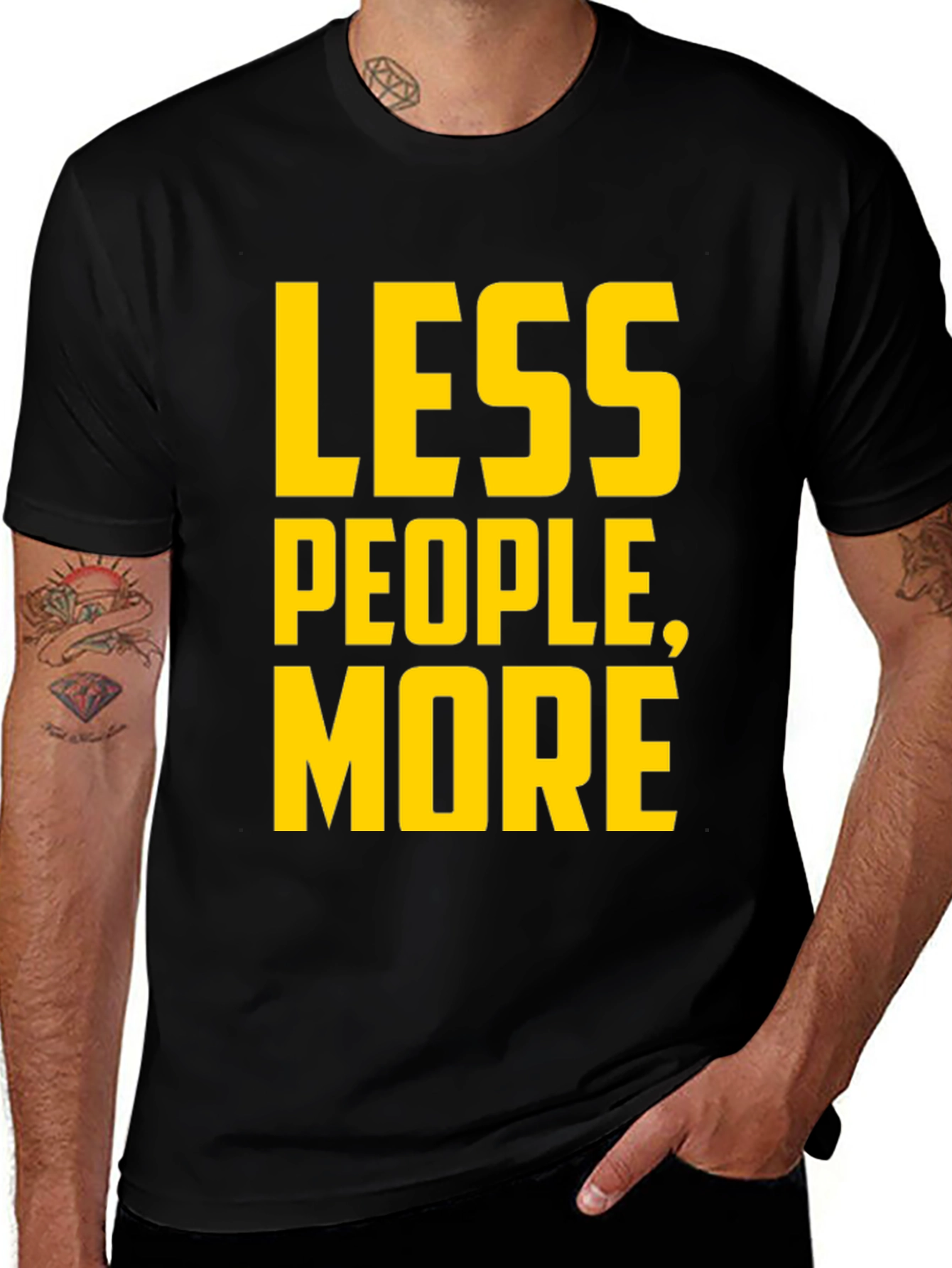 Variant 10 of Less People, More Introvert T-Shirt