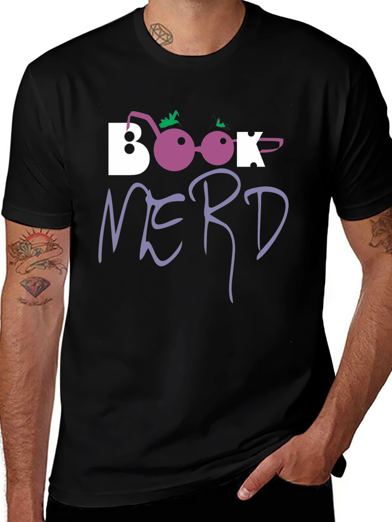 Variant 5 of Book Nerd Graphic Tee - Unisex Casual Shirt