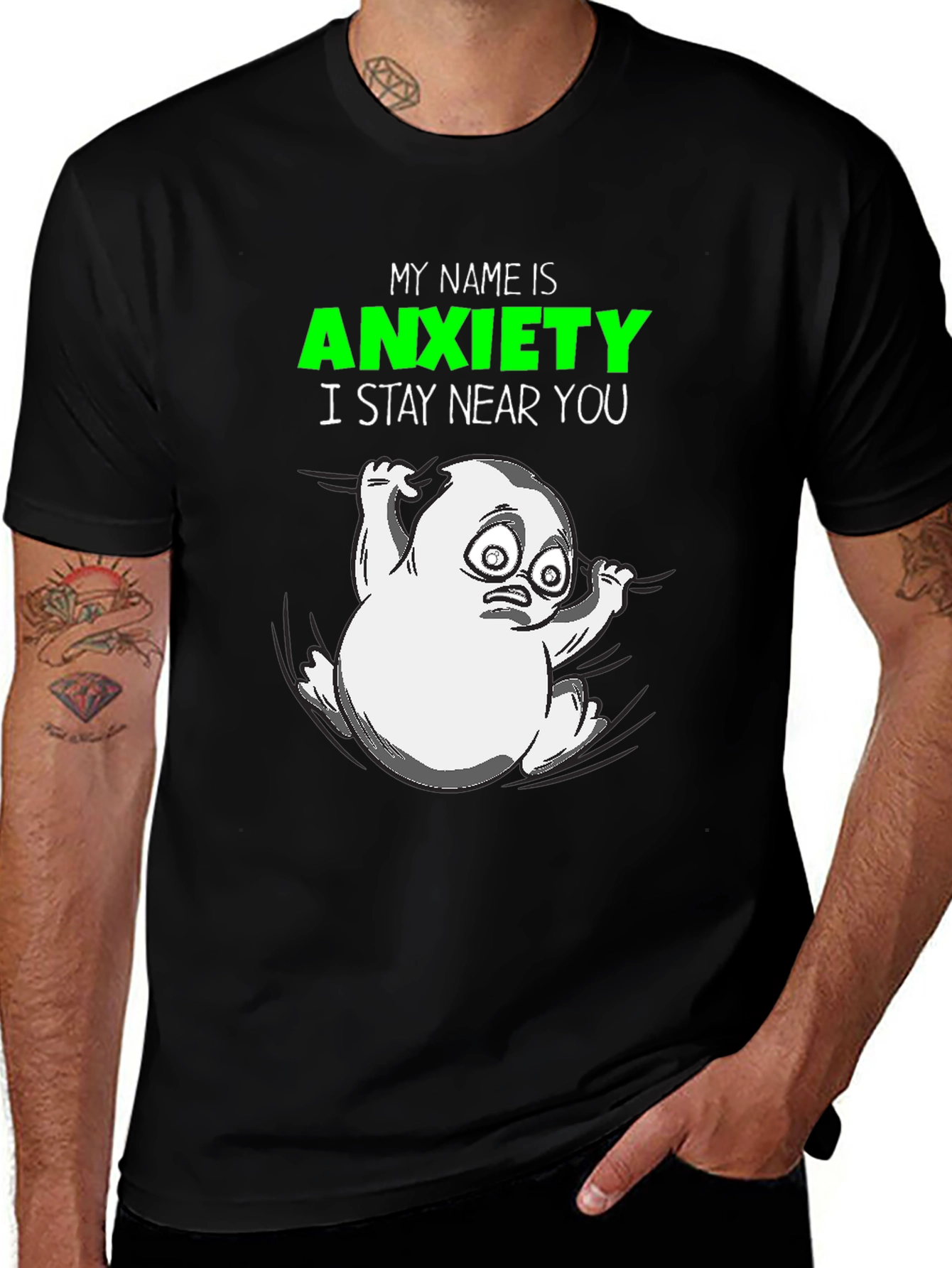 Variant 16 of Anxiety T-Shirt - Funny Graphic Tee