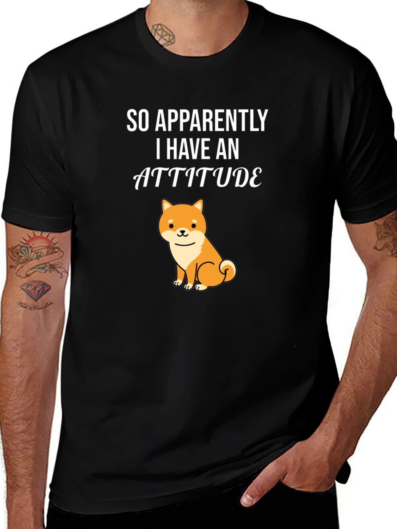 Variant 12 of Attitude Shiba Inu T-Shirt - Funny Dog Lover Tee