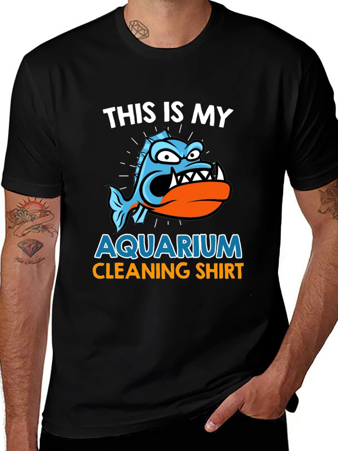 Variant 11 of Aquarium Cleaning Shirt - Funny Fish Keeper Tee