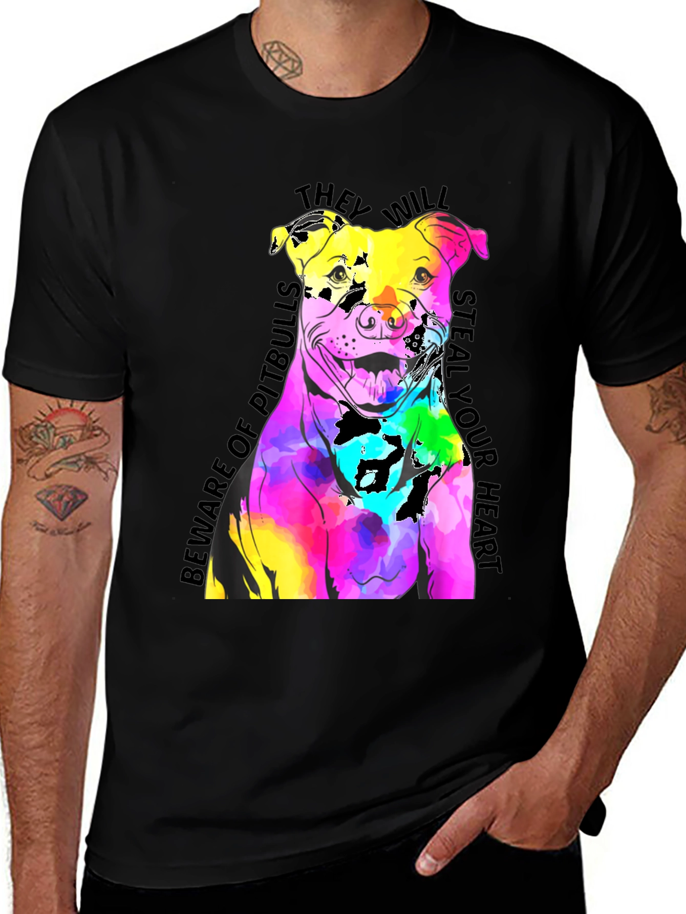 Variant 19 of Pitbull Steal Your Heart T-Shirt - Dog Lover Tee
