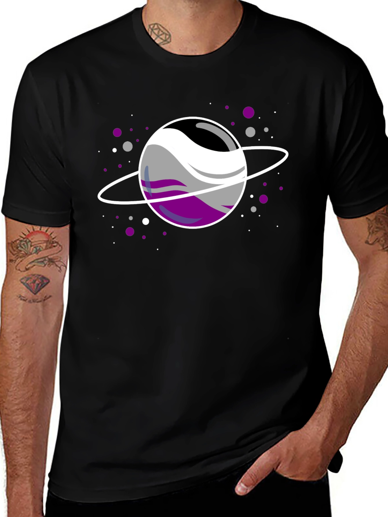 Asexual Pride Planet T-Shirt - Ace Pride Tee